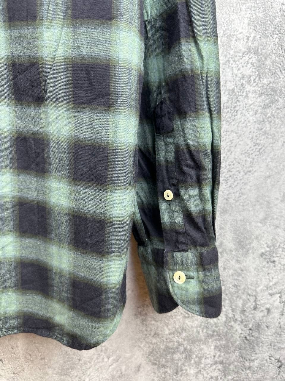 Tintoria Mattei Tintoria Mattei 954 Thomas Mason Check Plaid Casual Shirt Size US XXL / EU 58 / 5 - 9 Thumbnail