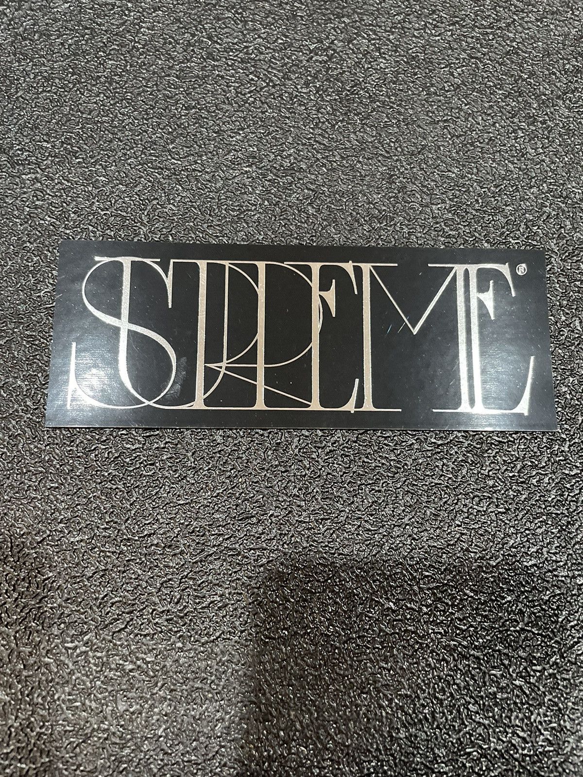 Supreme Supreme Trademark Box Logo Sticker Black SS23 Size ONE SIZE - 1 Preview