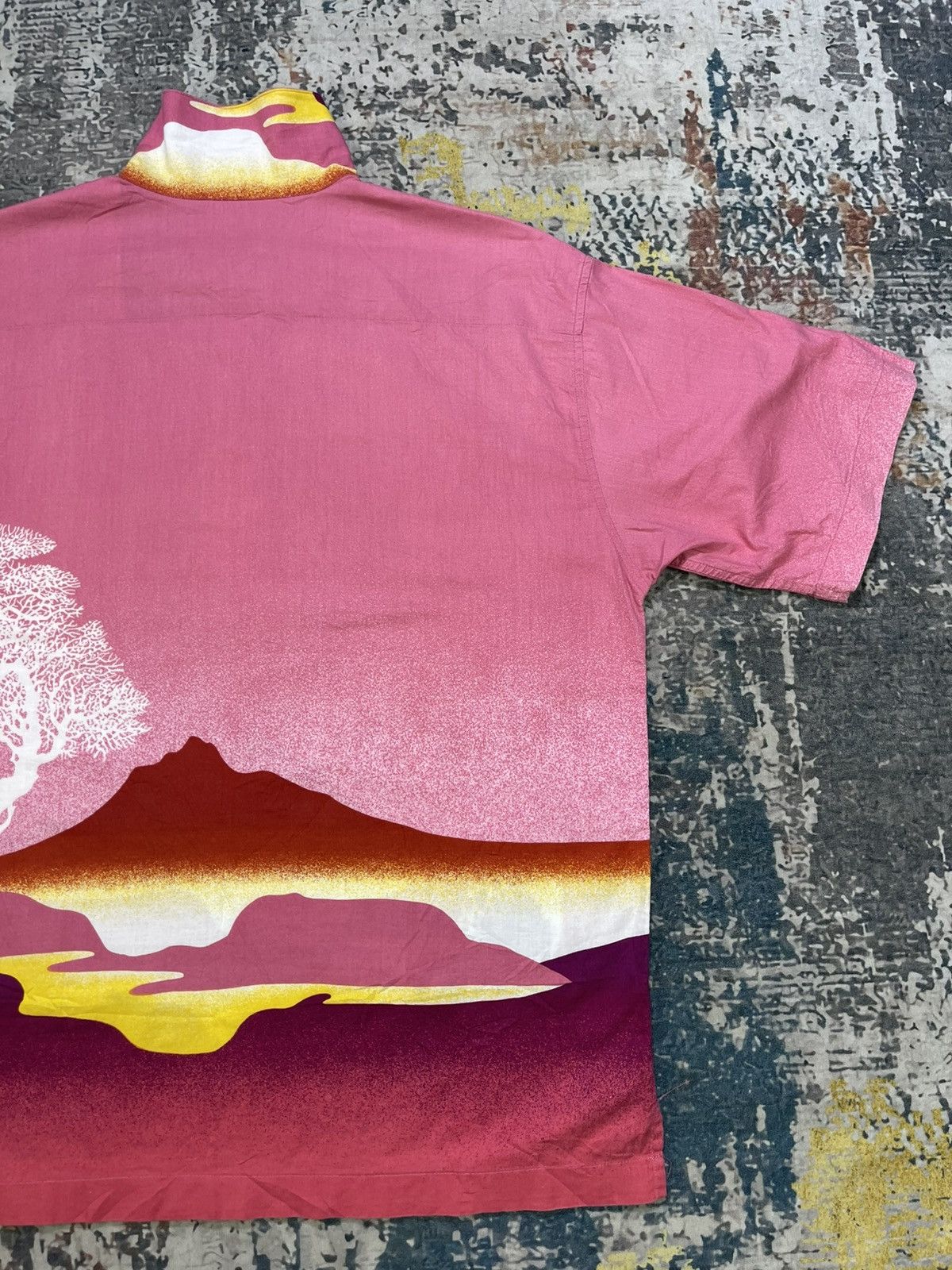 Vintage Vtg Half Button Landscape Hawaii Polo Shirt Size US M / EU 48-50 / 2 - 3 Thumbnail