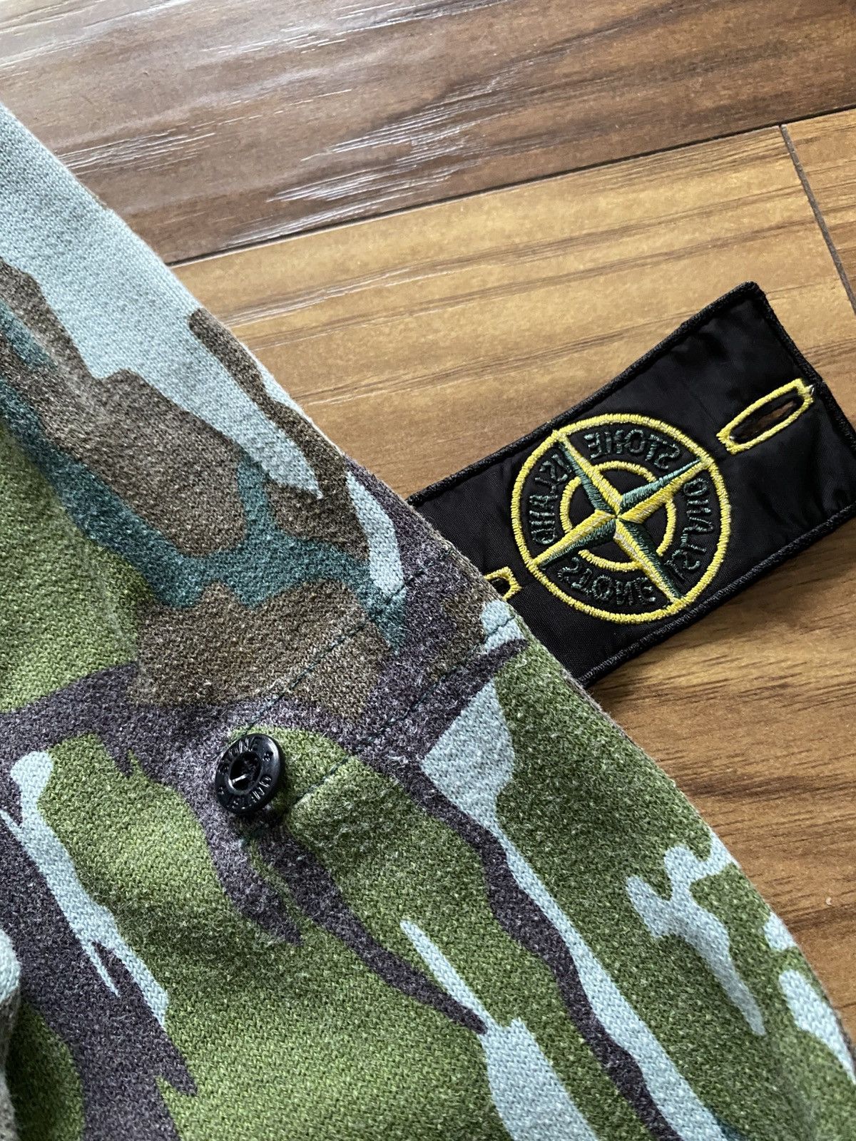 Stone Island Stone Island Flowing Camo Zip hoodie Y2k Swag Size US M / EU 48-50 / 2 - 9 Thumbnail