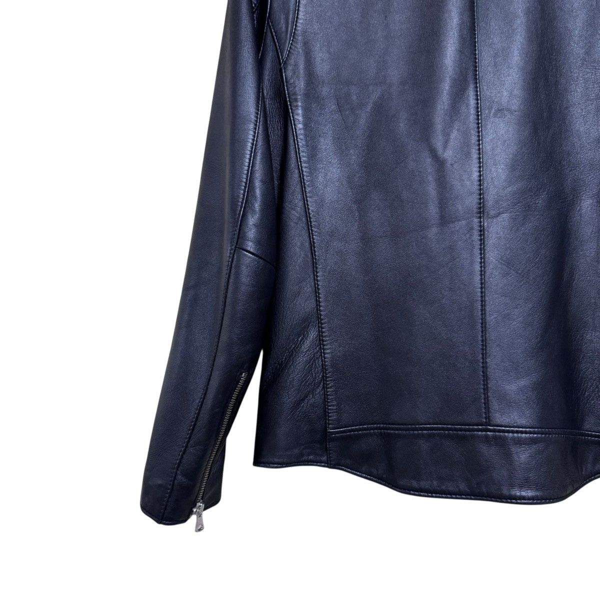 STUDIOUS Studious Japan Sheepskin Leather Biker Jacket Size US XS / EU 42 / 0 - 9 Thumbnail