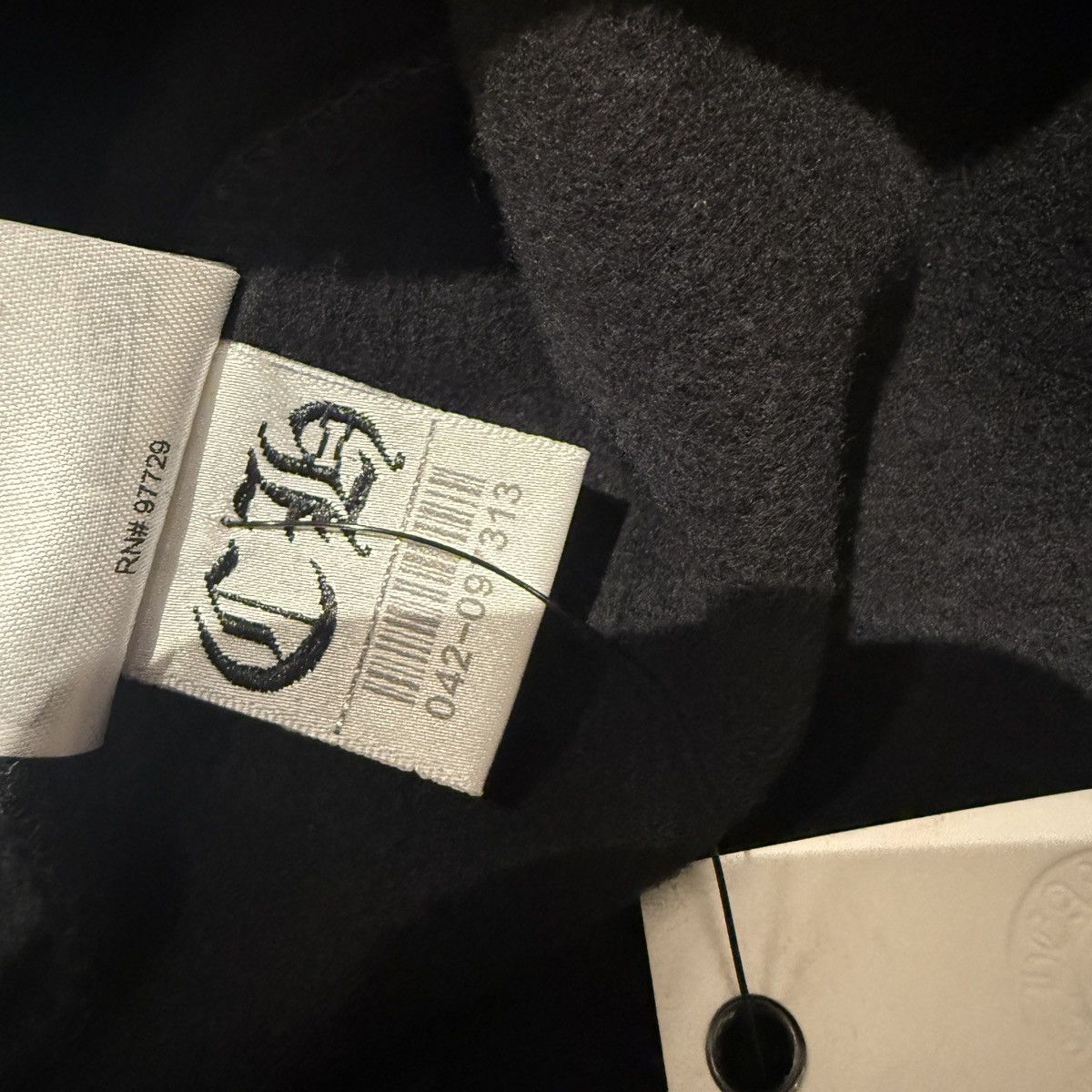 Chrome Hearts Chrome Hearts Black& Gold Glitter Script Zip Up Hoodie Size US L / EU 52-54 / 3 - 9 Thumbnail