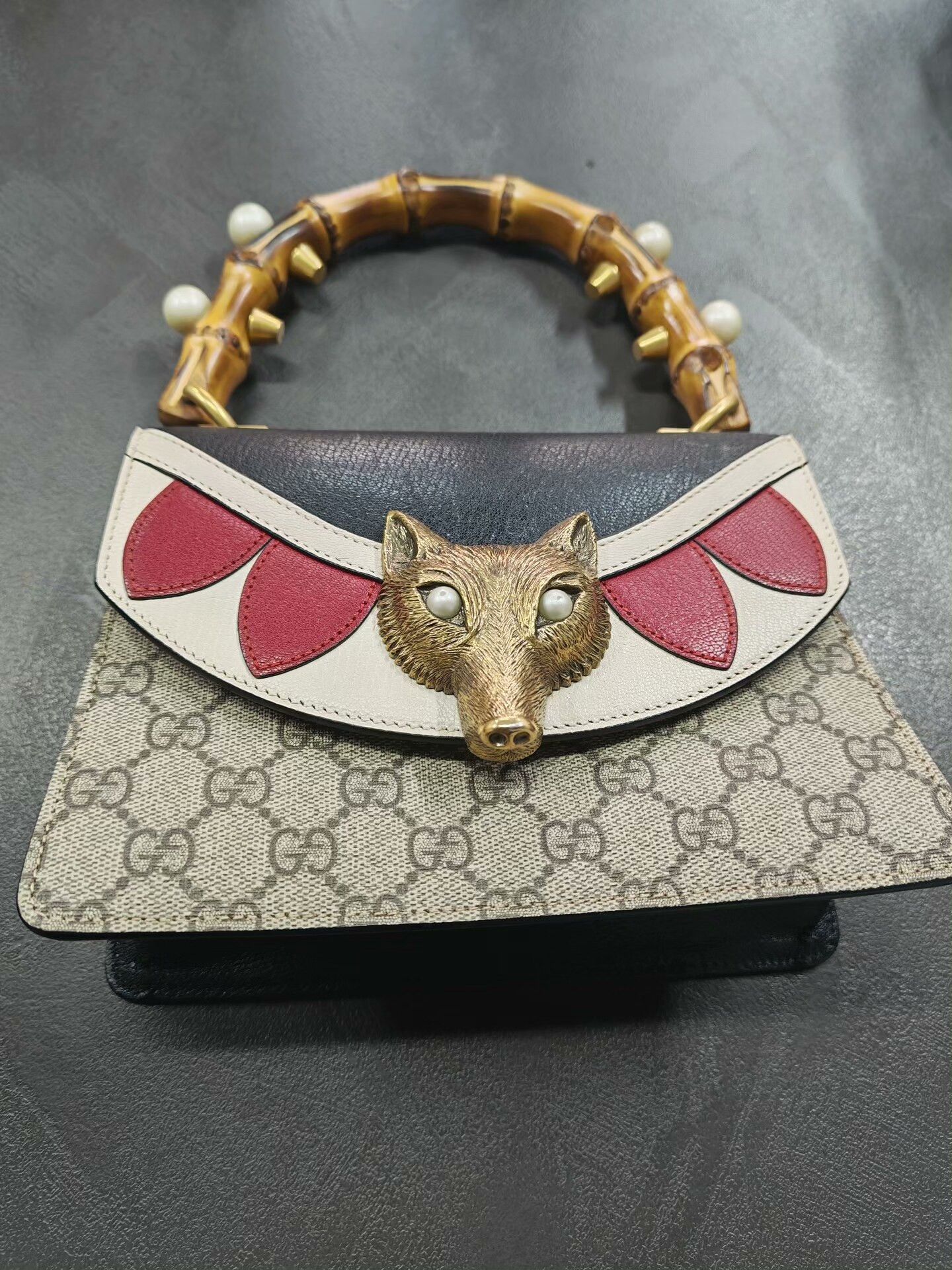 Gucci Gucci Bamboo Handbag in Beige Size ONE SIZE - 1 Thumbnail