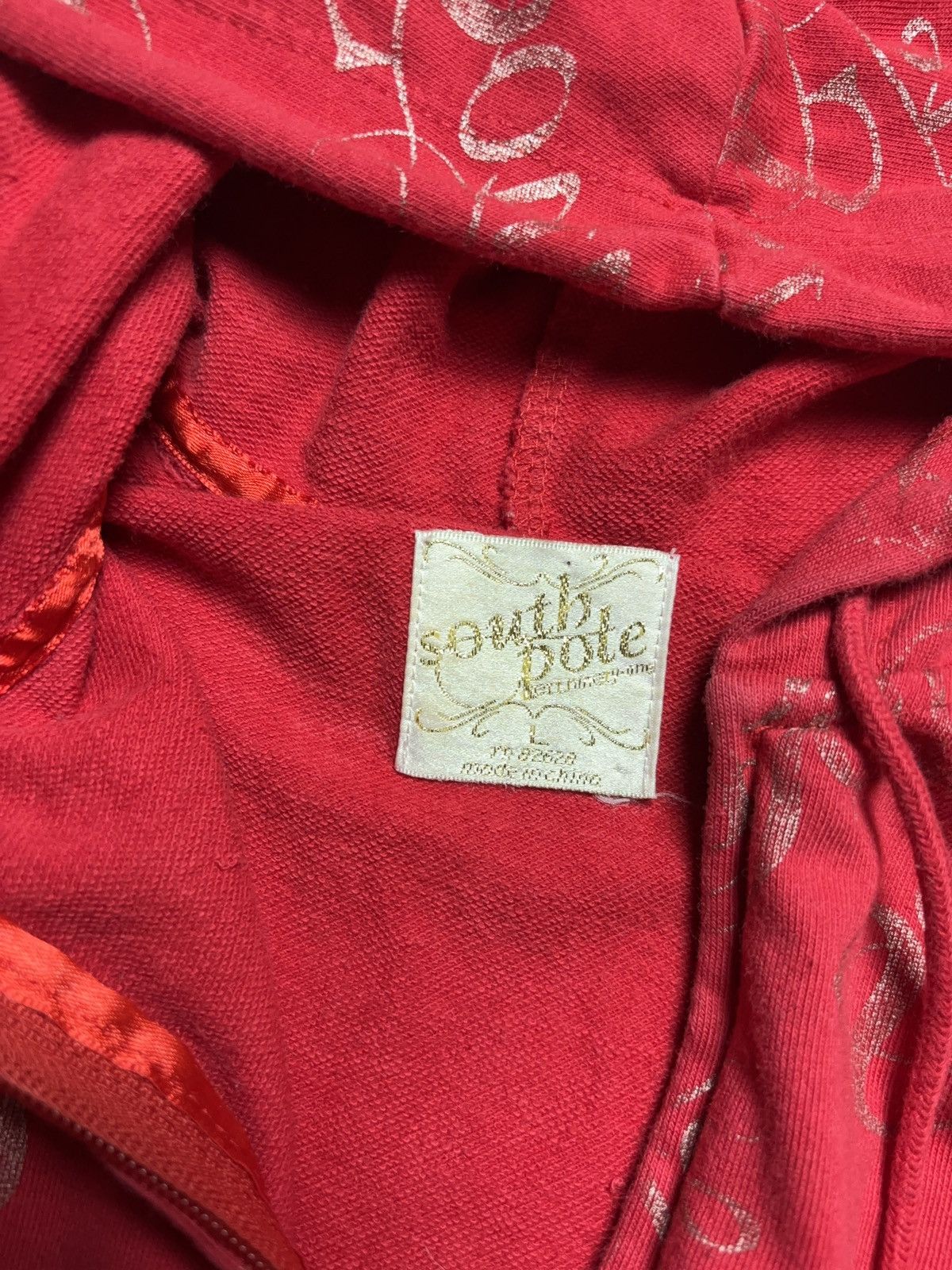 Southpole × Vintage VINTAGE SOUTHPOLE PRINTED CROPPED ZIP HOODIE 00s Size L / US 10 / IT 46 - 7 Thumbnail