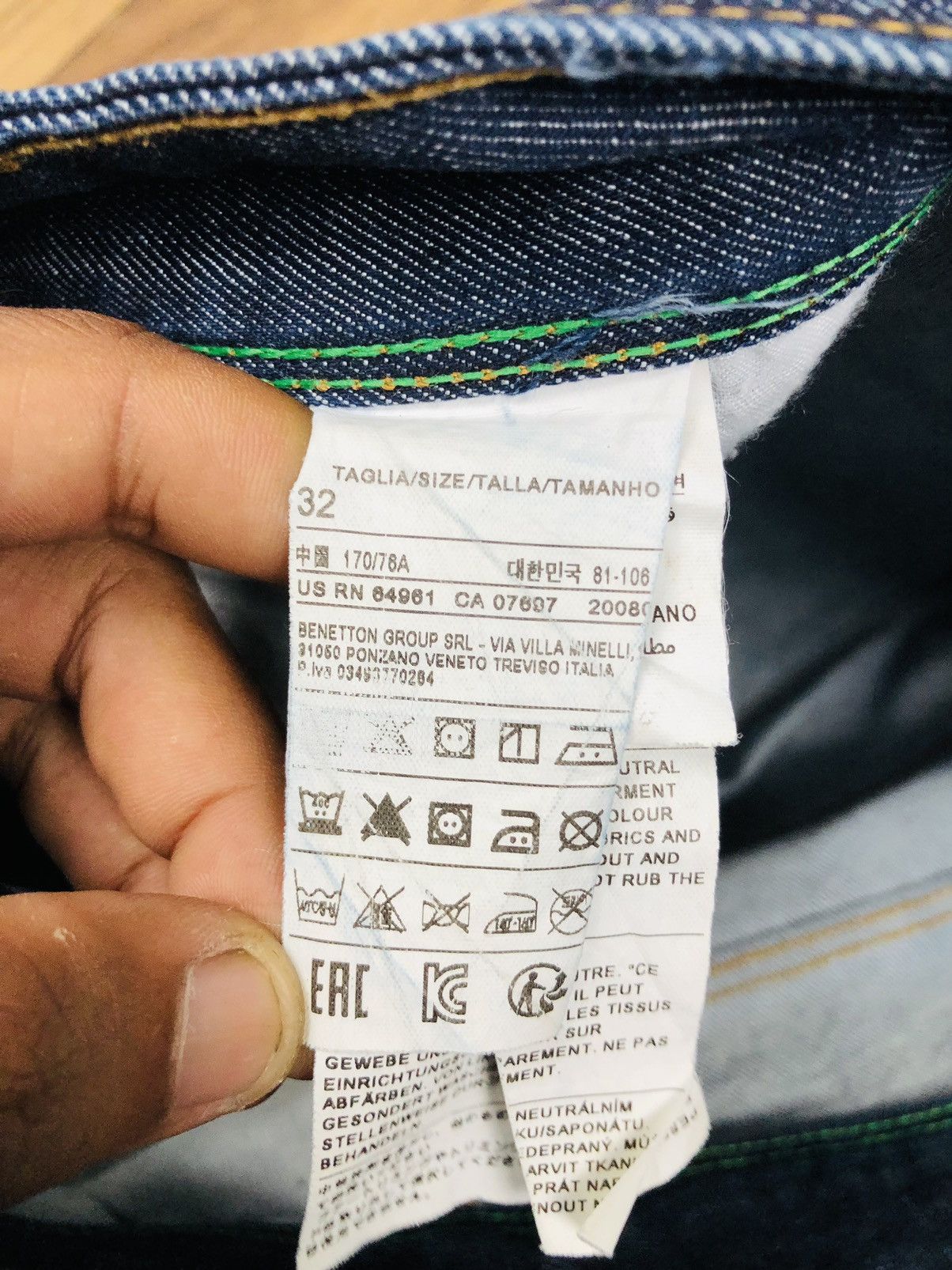 United Colors Of Benetton United Colors Of Benetton Jeans (34) Size US 32 / EU 48 - 8 Thumbnail