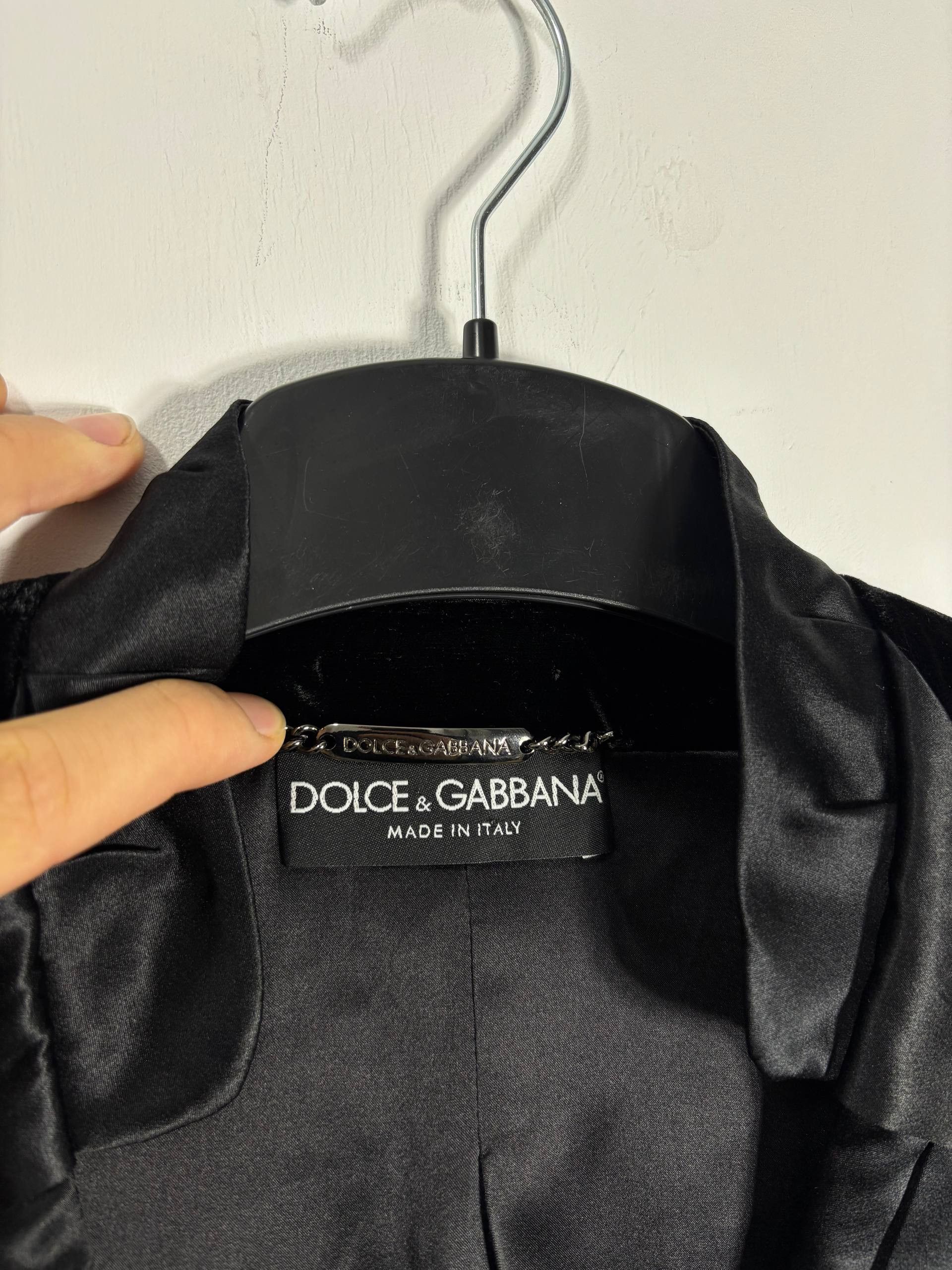 Dolce & Gabbana Dolce & Gabbana Velvet Silk Tuxedo Blazer Shawl Collar 44 IT Size M / US 6-8 / IT 42-44 - 6 Thumbnail