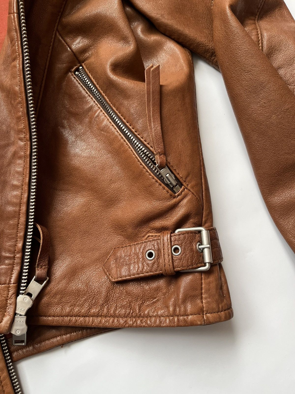 Allsaints Rare Allsaints Leather Jacket Size S / US 4 / IT 40 - 9 Thumbnail