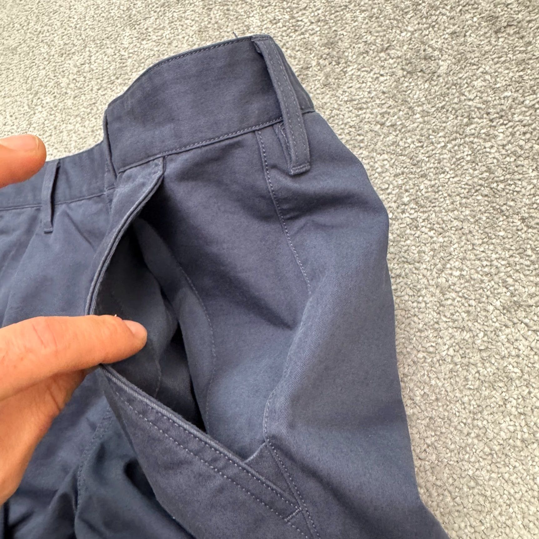 Adidas Adidas Adicross Golf Pants Mens 34x34 Navy Blue Straight Leg Performance Activewear Size US 34 / EU 50 - 6 Thumbnail