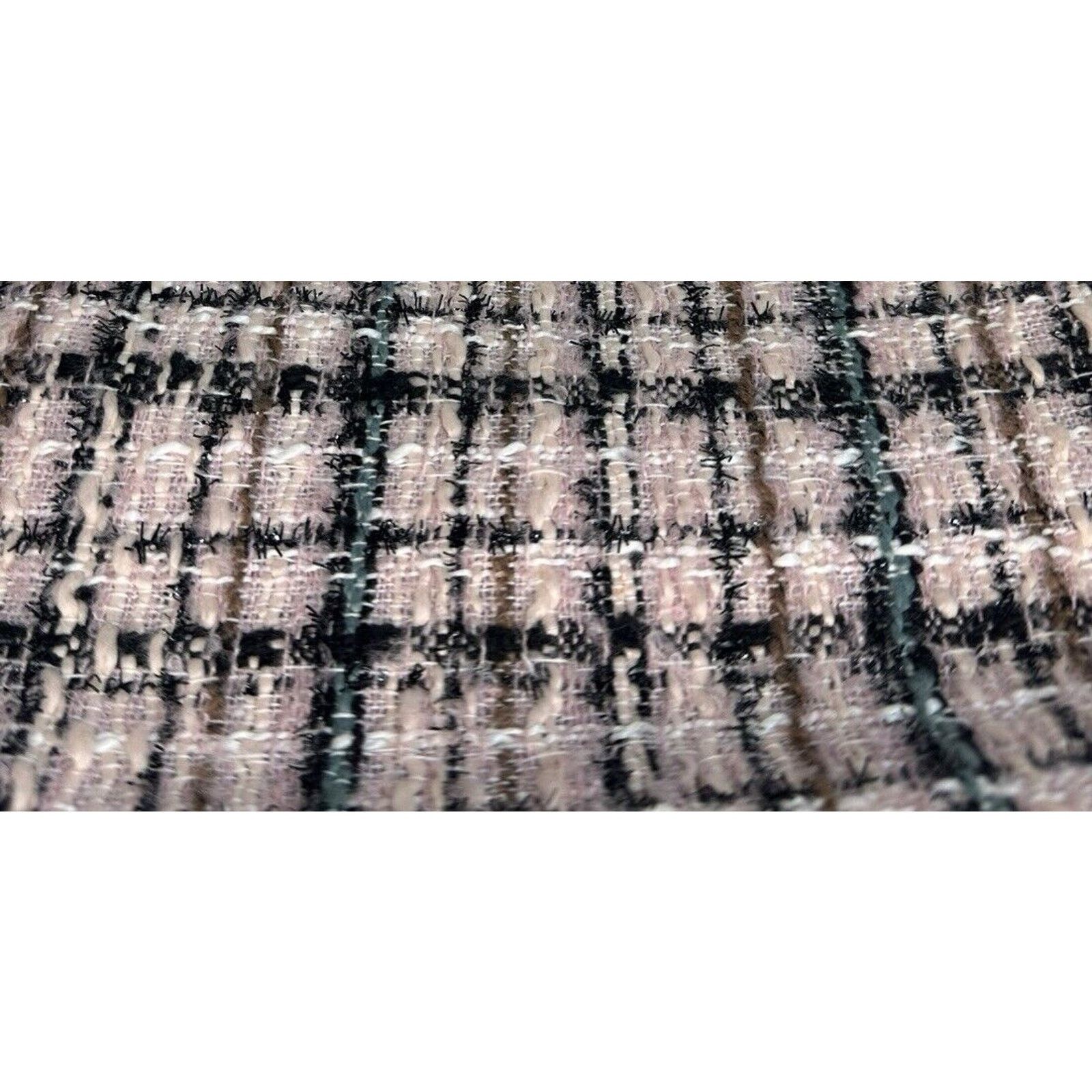 Other Sassy Jones Pink Black Tweed Fringe Handbag Purse Chain Size ONE SIZE - 8 Thumbnail