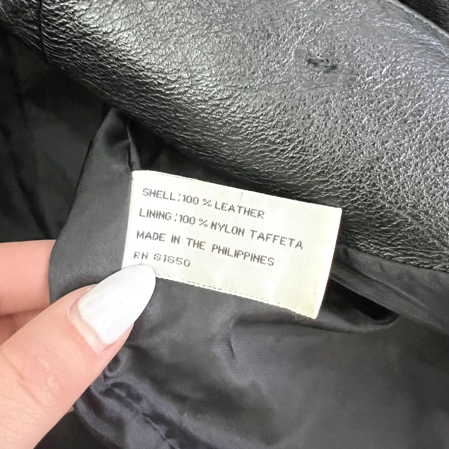 Vintage Brandon Thomas Coat Womens S Black Leather Button Front Mid-Length Overcoat Size S / US 4 / IT 40 - 4 Thumbnail