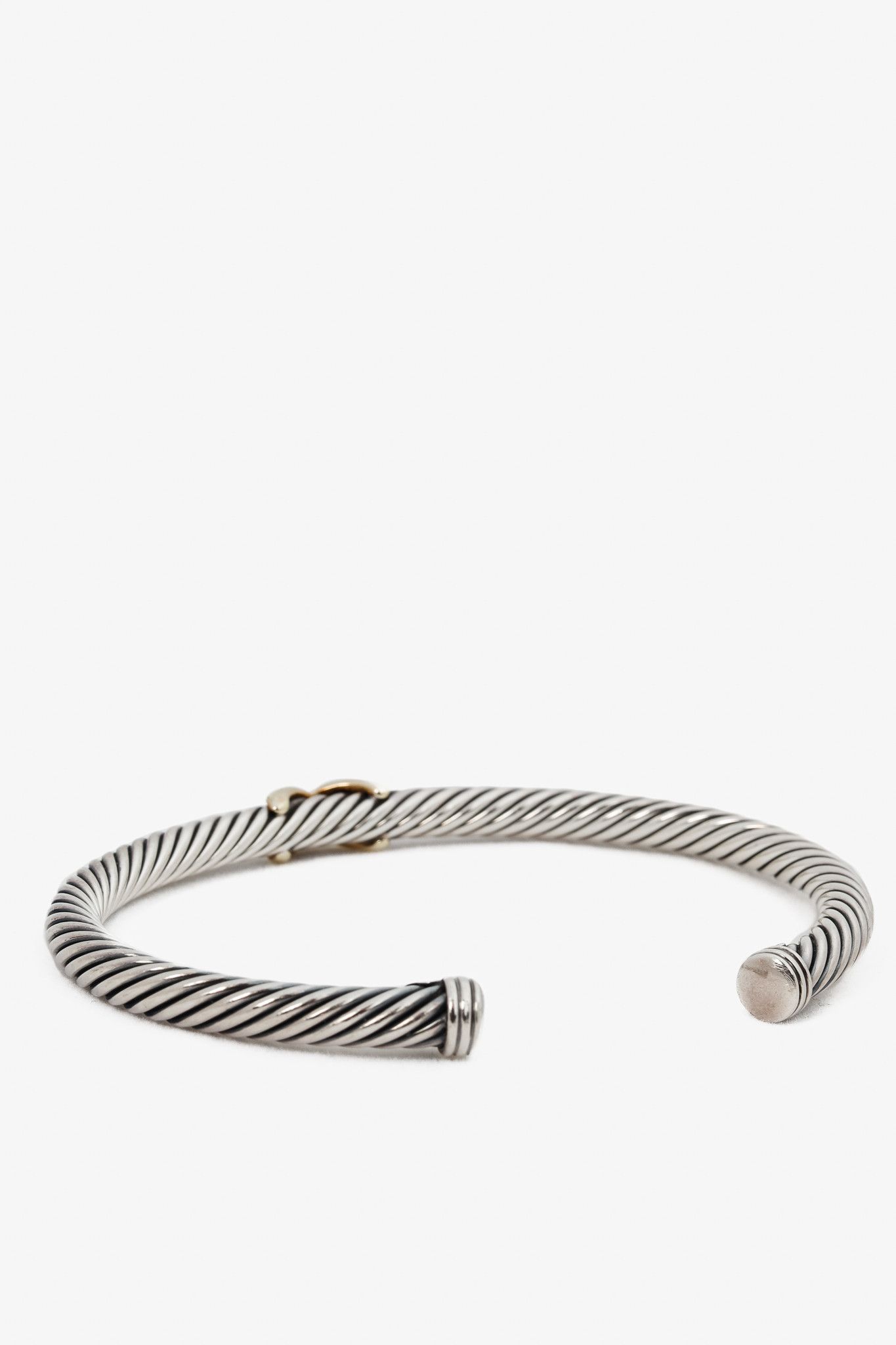 David Yurman David Yurman X Classic Cable Station Bracelet Size ONE SIZE - 2 Thumbnail