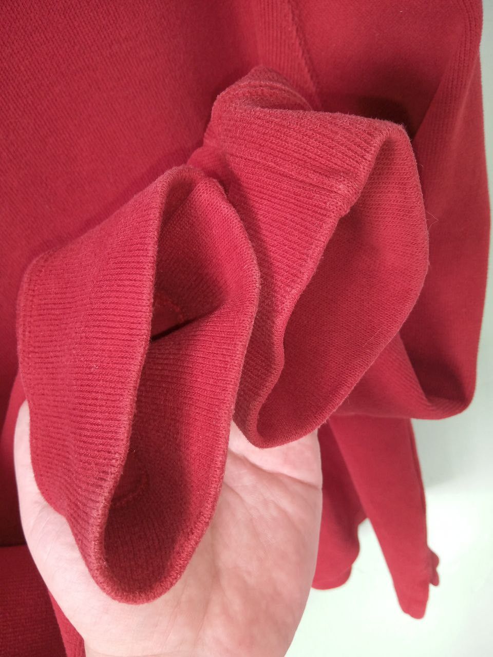 Polo Ralph Lauren Vtg Polo Ralph Lauren Red Sweater 1/4 Zip Size US XL / EU 56 / 4 - 6 Thumbnail