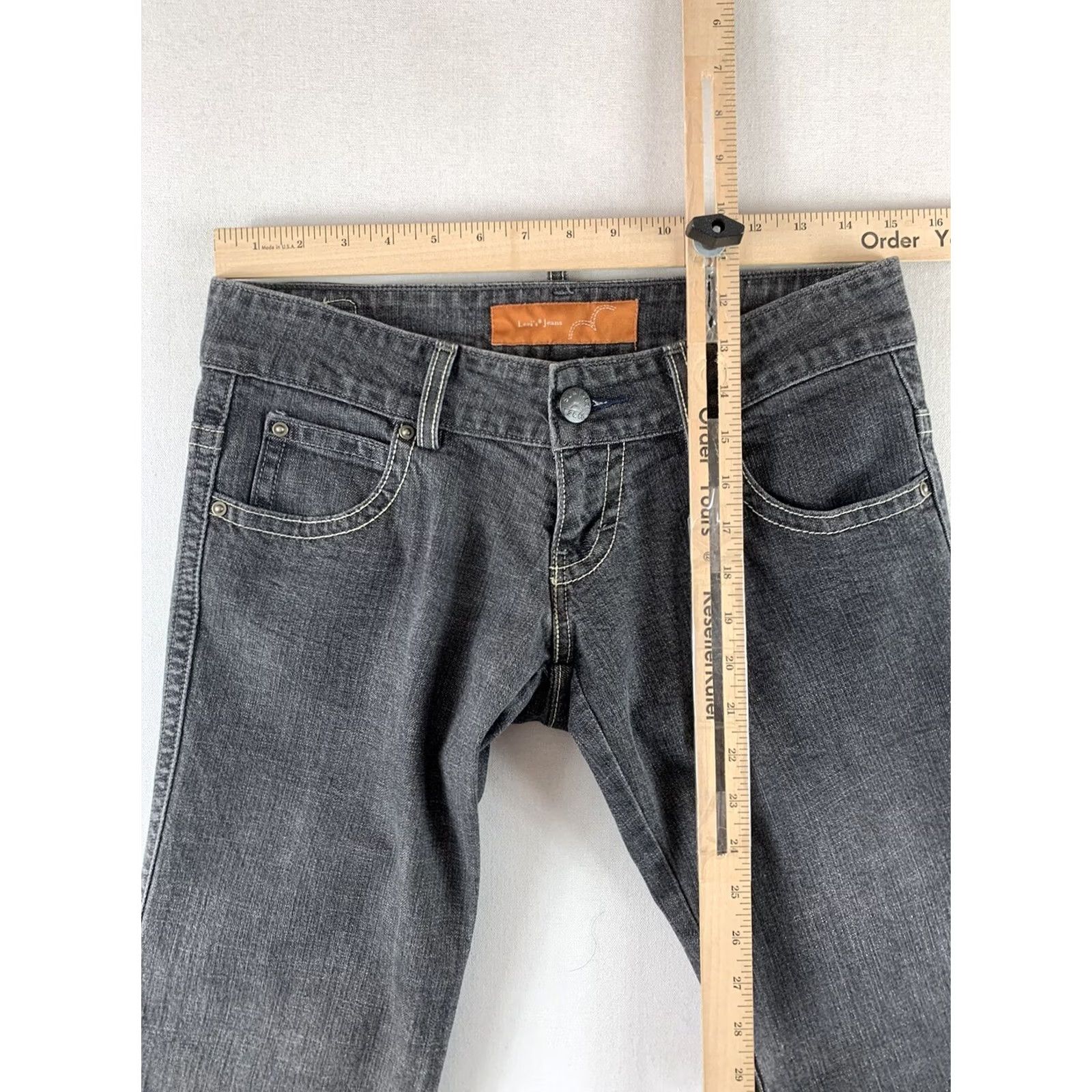Levi's LEVIS Jeans WOMENS 7M BLACK CUT OFF Denim Size 28" / US 6 / IT 42 - 6 Thumbnail