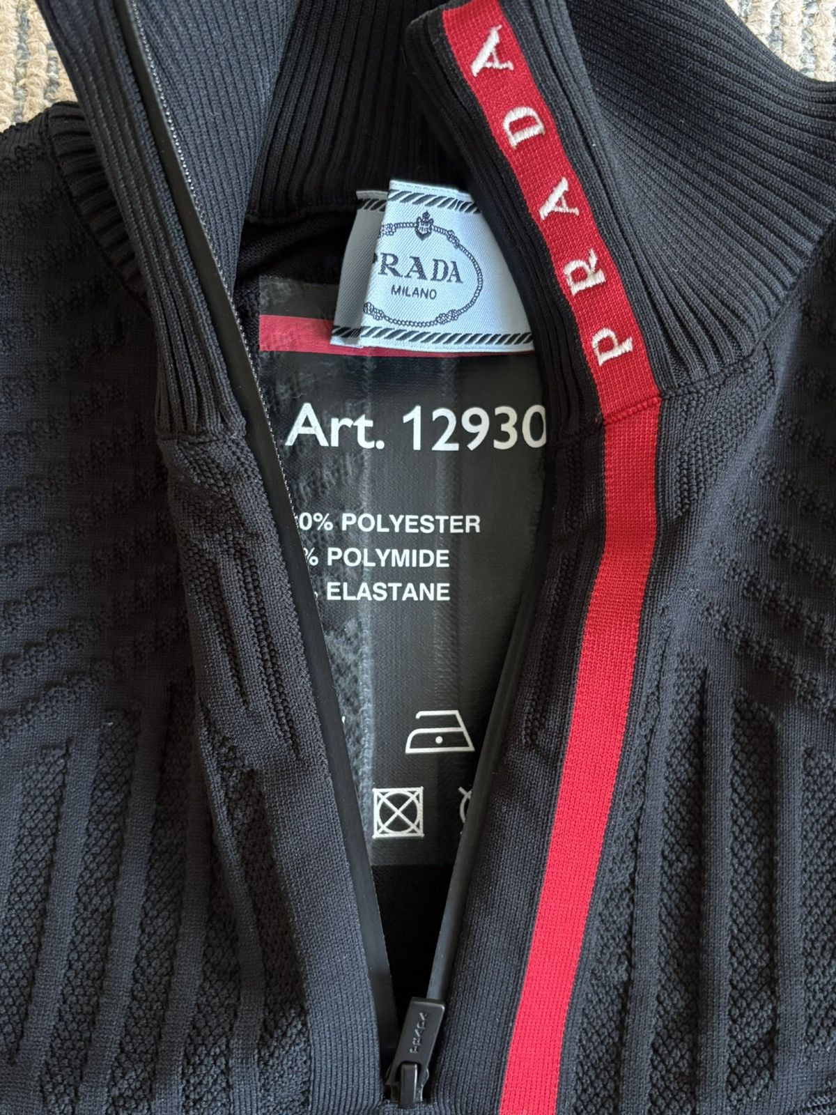 Prada Tech Rec Re-Nylon Piqué Sleeveless Top Size S / US 4 / IT 40 - 4 Thumbnail