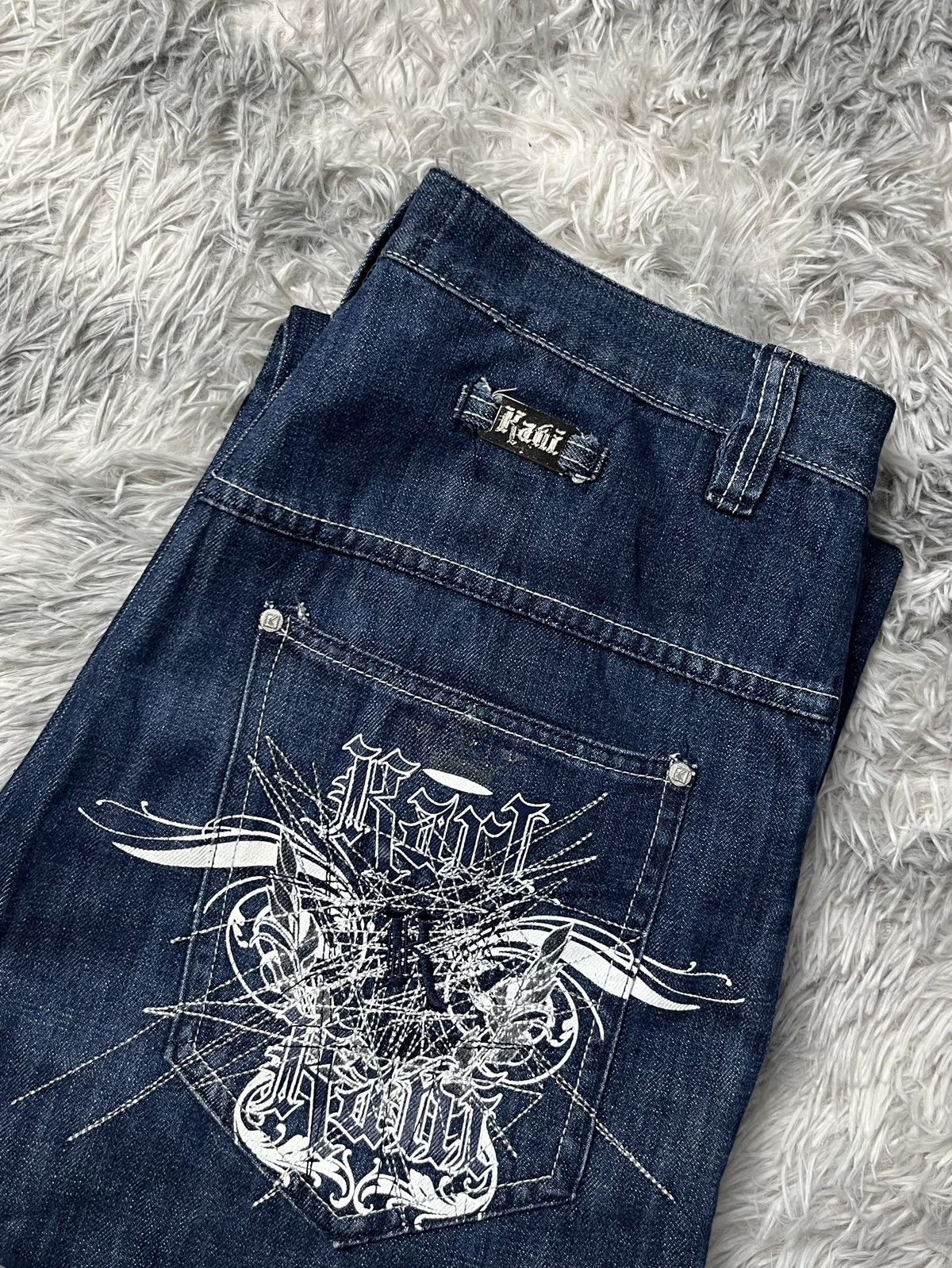 Karl Kani Vintage Karl kani jeans big logo Size US 36 / EU 52 - 2 Thumbnail