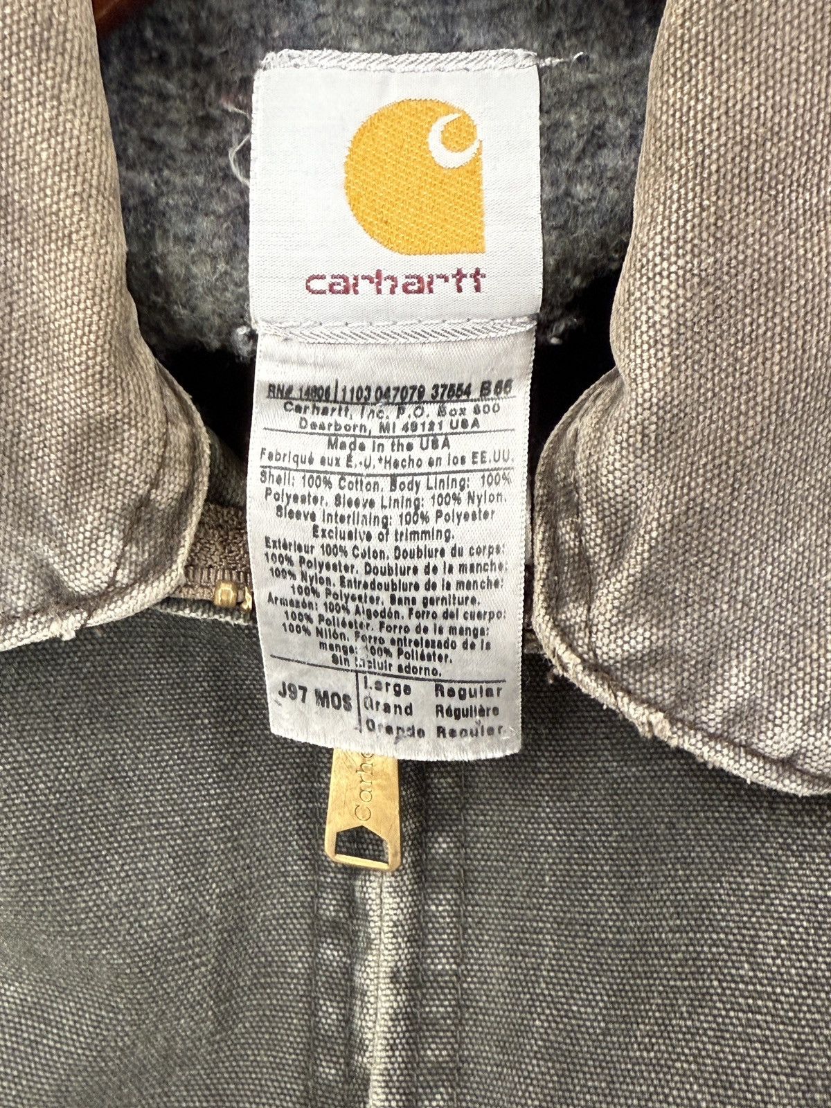 Carhartt Carhartt J97 MOS Moss Detroit Jacket Size US L / EU 52-54 / 3 - 8 Thumbnail
