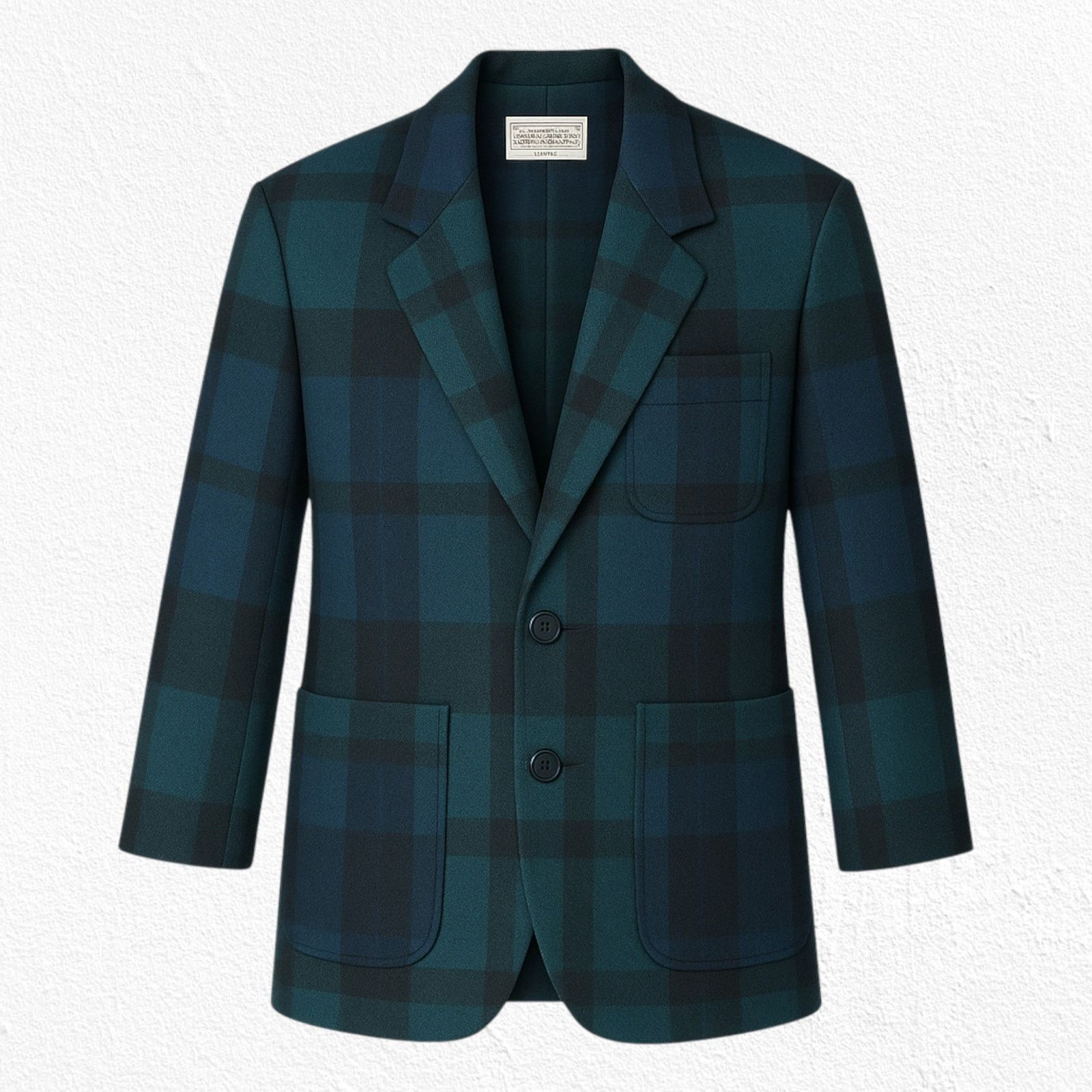 Pendleton Vintage 80s Black Watch Wool Blazer Deadstock Size 12 Size XL / US 12-14 / IT 48-50 - 1 Thumbnail