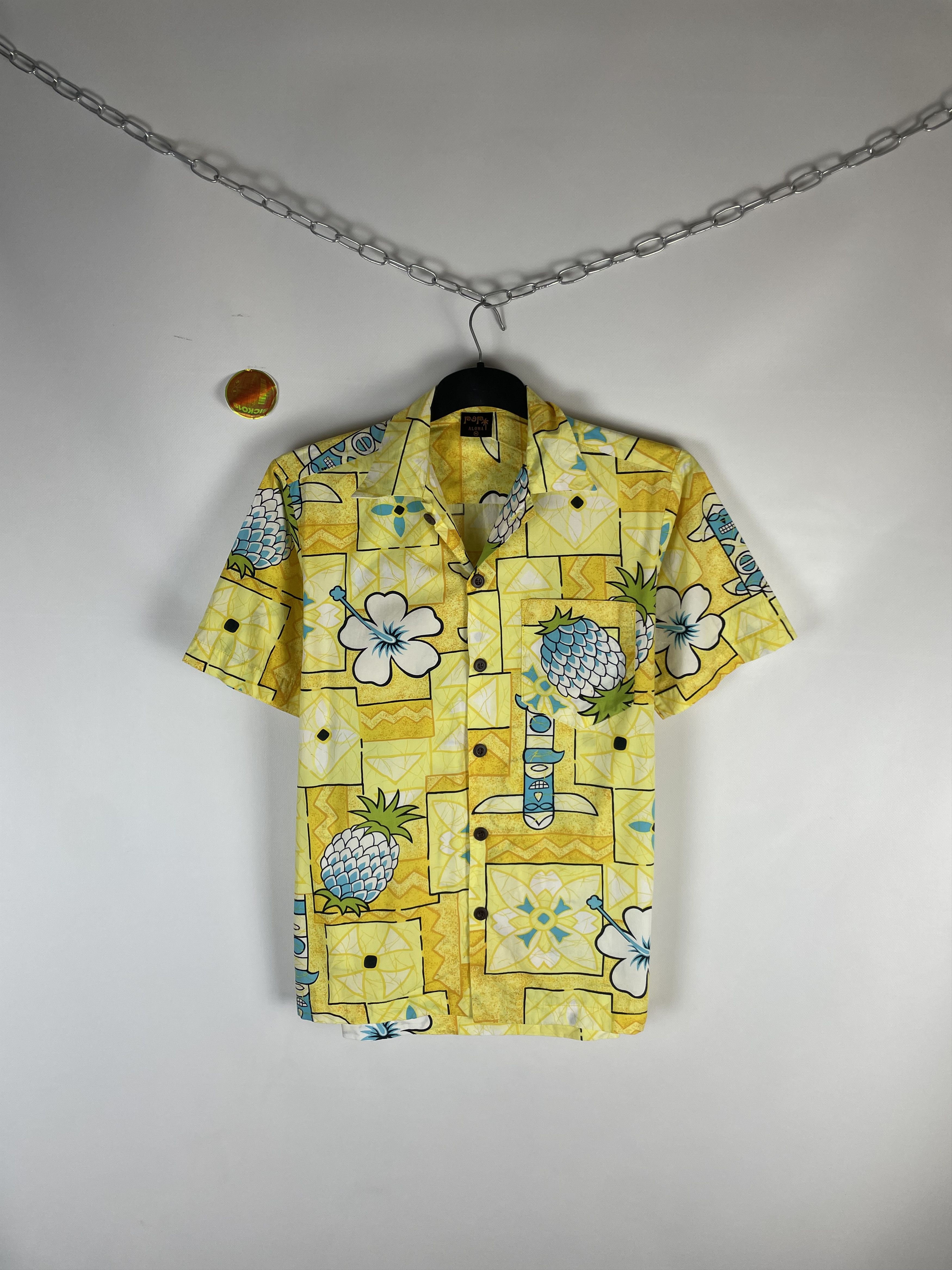 Vintage Vintage Crazy Aloha Hawaiian Shirt Size US M / EU 48-50 / 2 - 2 Thumbnail