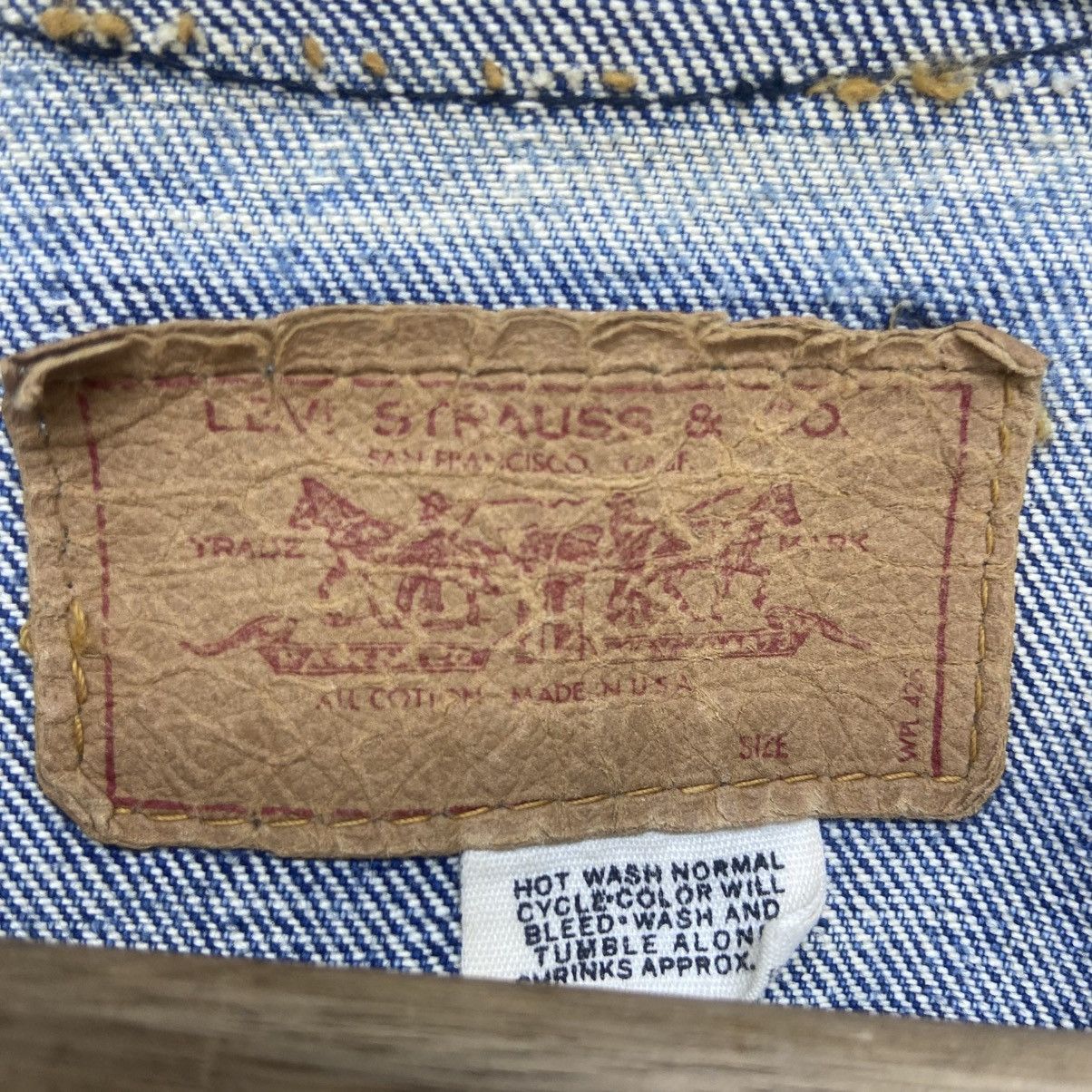 Levi's Vintage Clothing Vintage 60s #526 Levi’s Western Trucker Denim Jacket Size US XS / EU 42 / 0 - 25 Thumbnail