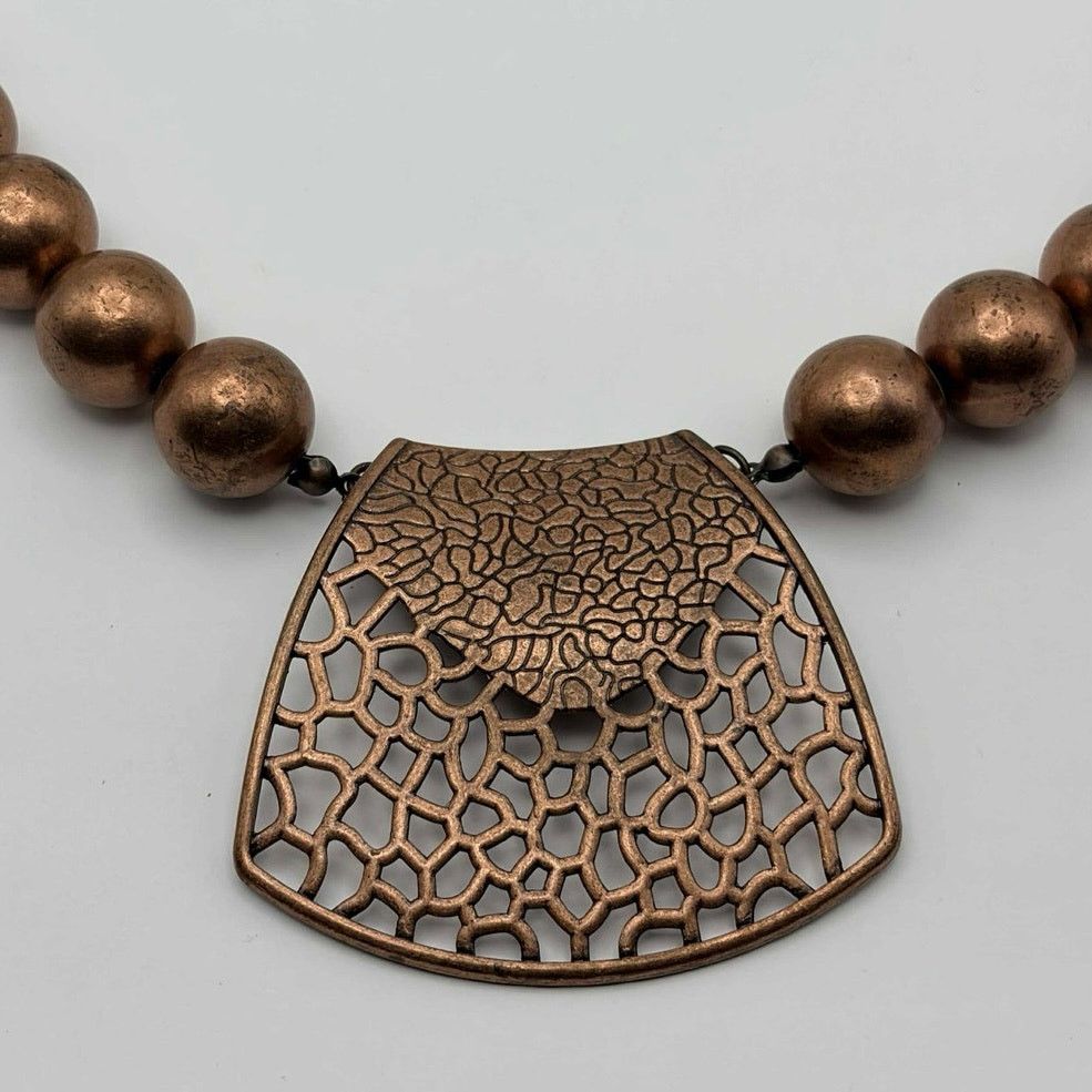 Other Brown Boho Beaded Necklace Size ONE SIZE - 2 Thumbnail