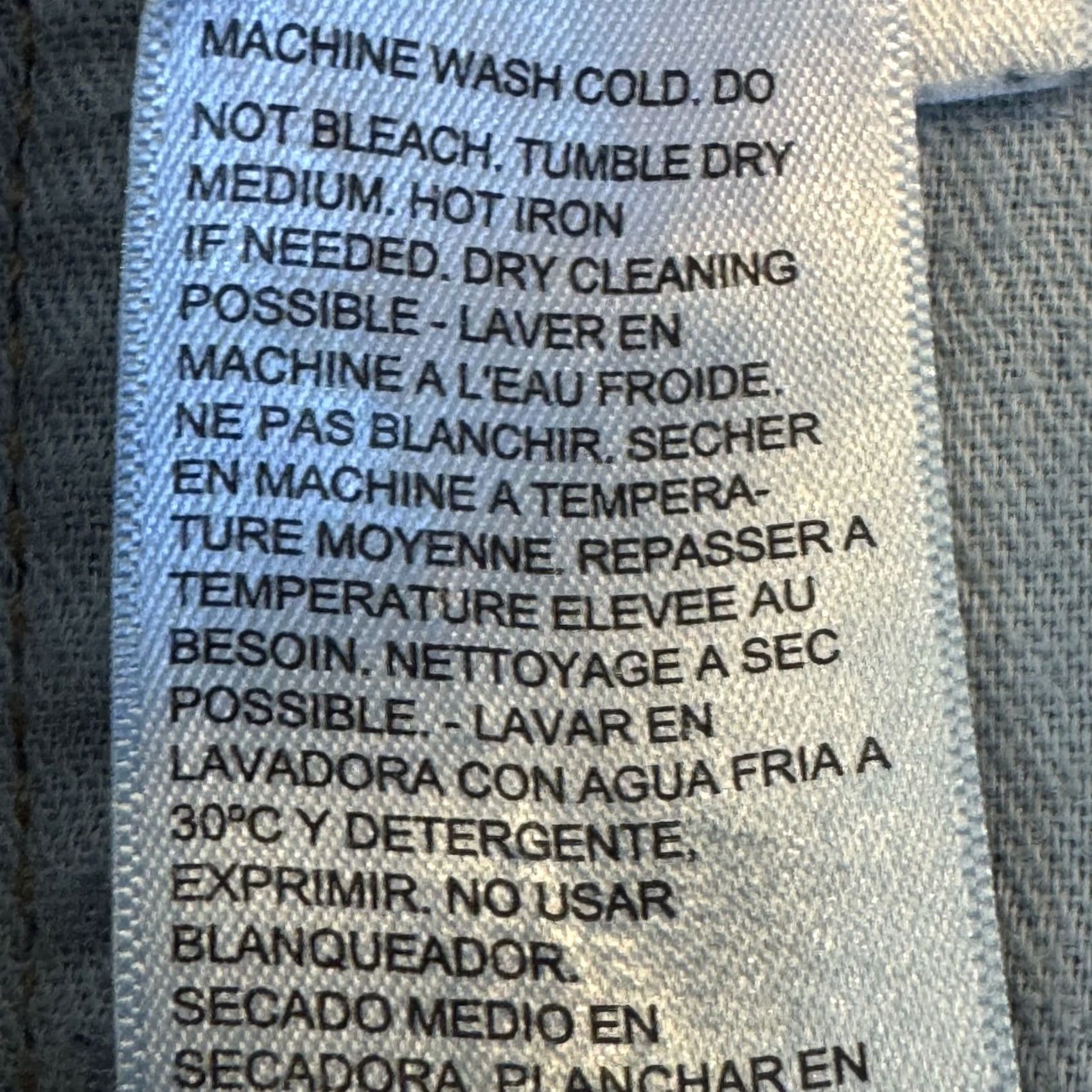 Levi's Levi’s 505 Jeans Mens 36 x 30 Denim Blue Straight Regular Fit Mid Rise Zip Fly Button Closure Size US 36 / EU 52 - 6 Thumbnail