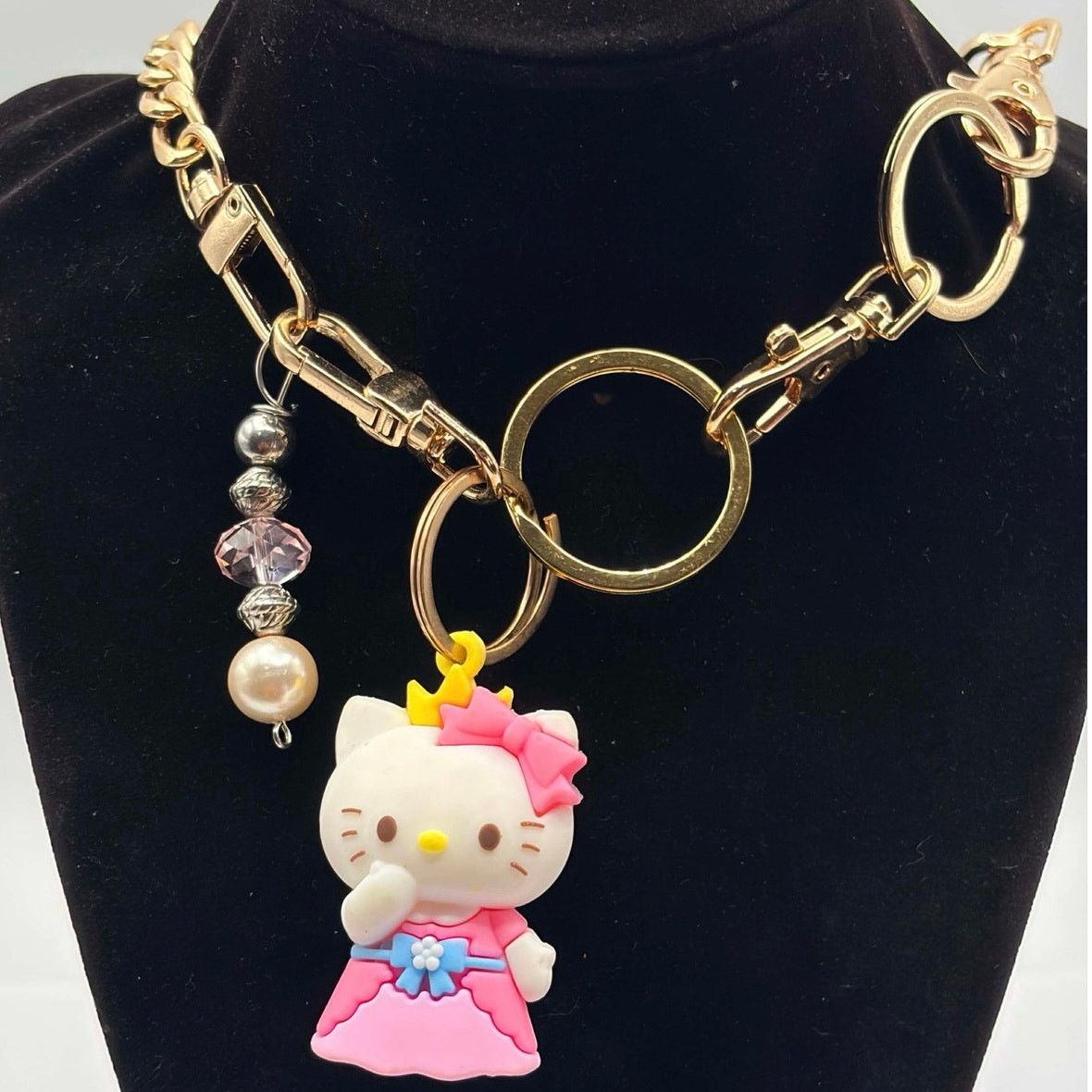 Other Gold & Pink Hello Kitty Necklace Size ONE SIZE - 1 Thumbnail