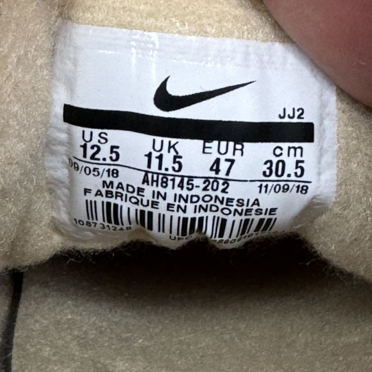 Nike 2019 Nike Air Max 1 Desert Ore Size US 12.5 / EU 45-46 - 8 Thumbnail
