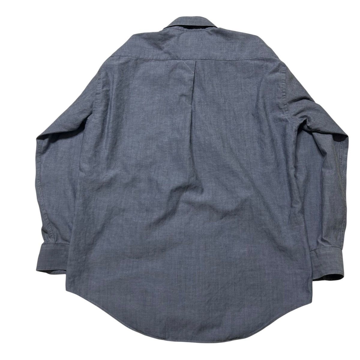 Issey Miyake 431 00s ISSEY MIYAKE IM PRODUCT shirt long sleeve blue M Size US M / EU 48-50 / 2 - 5 Thumbnail