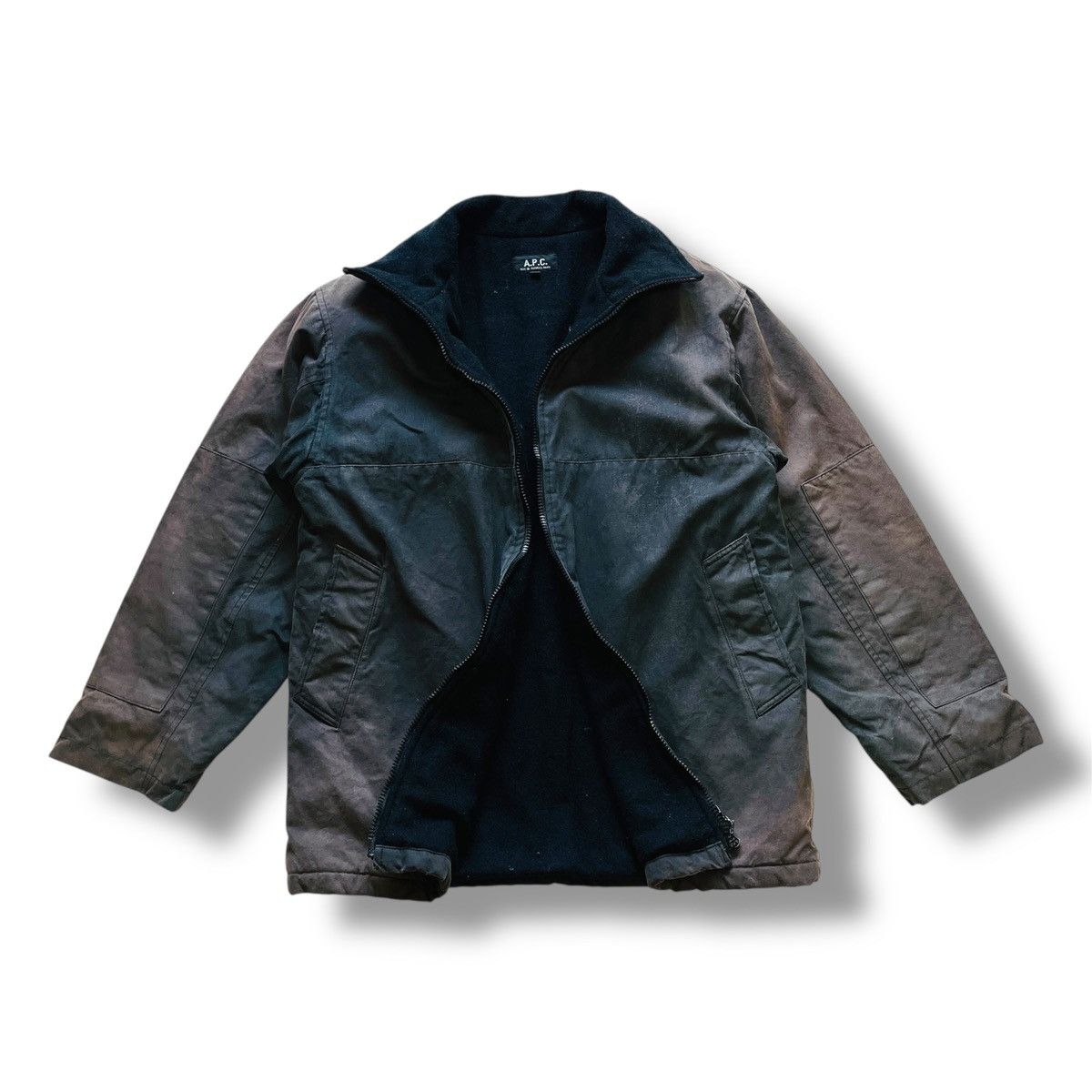 A.P.C. × Vintage Vintage 90s A.P.C Jean Touitou Double Elbow Jacket France Size US S / EU 44-46 / 1 - 1 Thumbnail