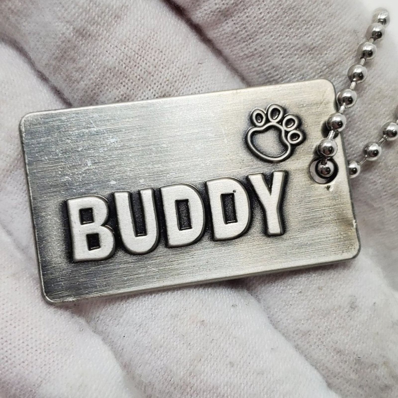 Disney Disney Buddy Paw Print Dog Tag Necklace Loyal Companionship Size ONE SIZE - 2 Thumbnail