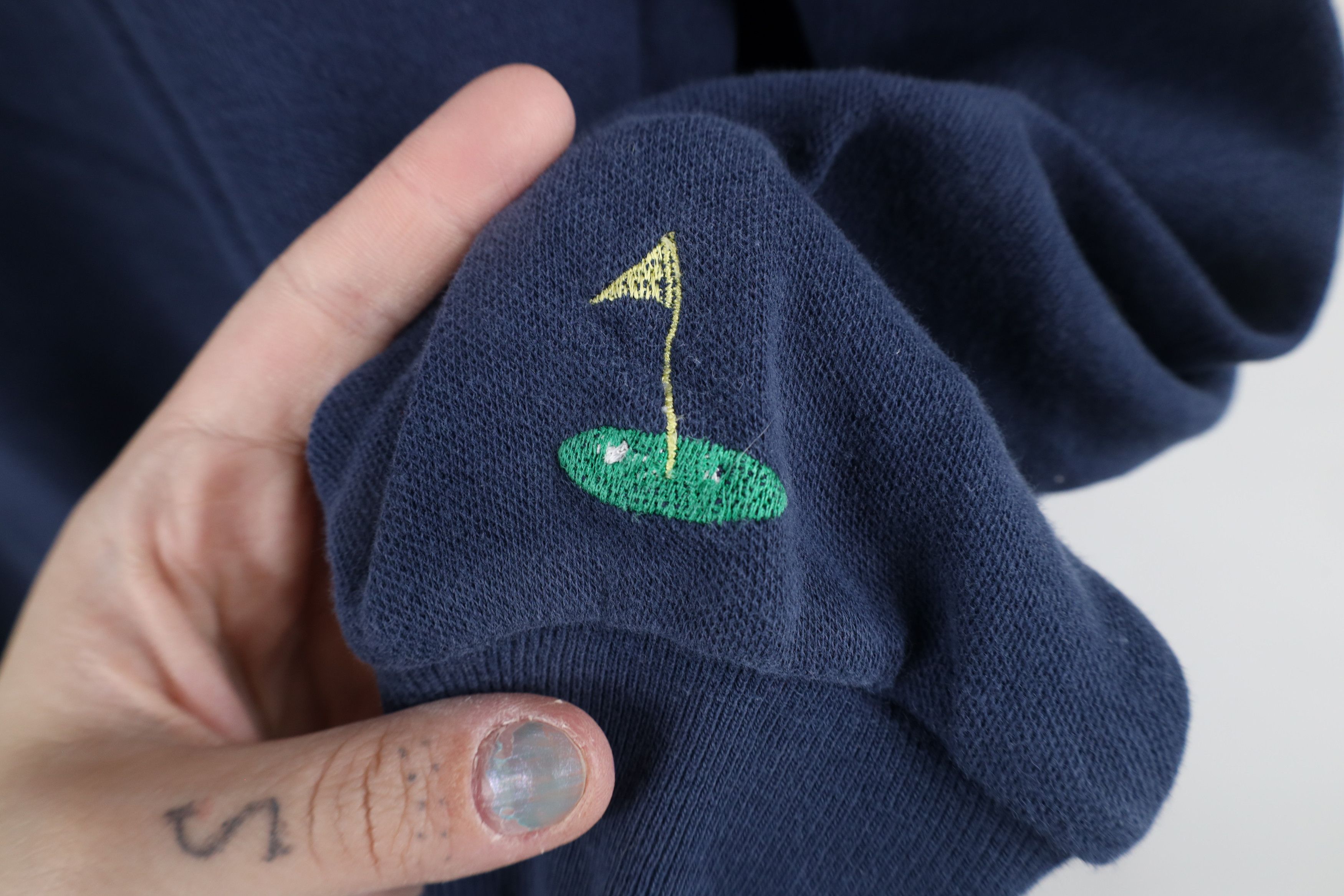 Vintage Vintage 90s Streetwear Long Sleeve Rugby Polo Shirt Blue Size US M / EU 48-50 / 2 - 5 Thumbnail