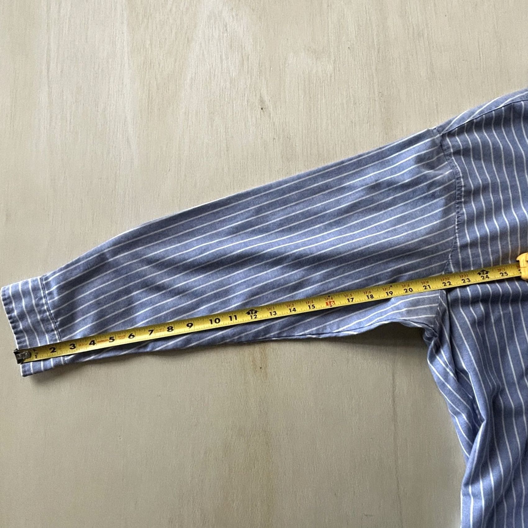 Lee VINTAGE Lee Shirt Mens L Blue Striped Long Sleeve Button-Up Workwear Casual Size US L / EU 52-54 / 3 - 6 Thumbnail
