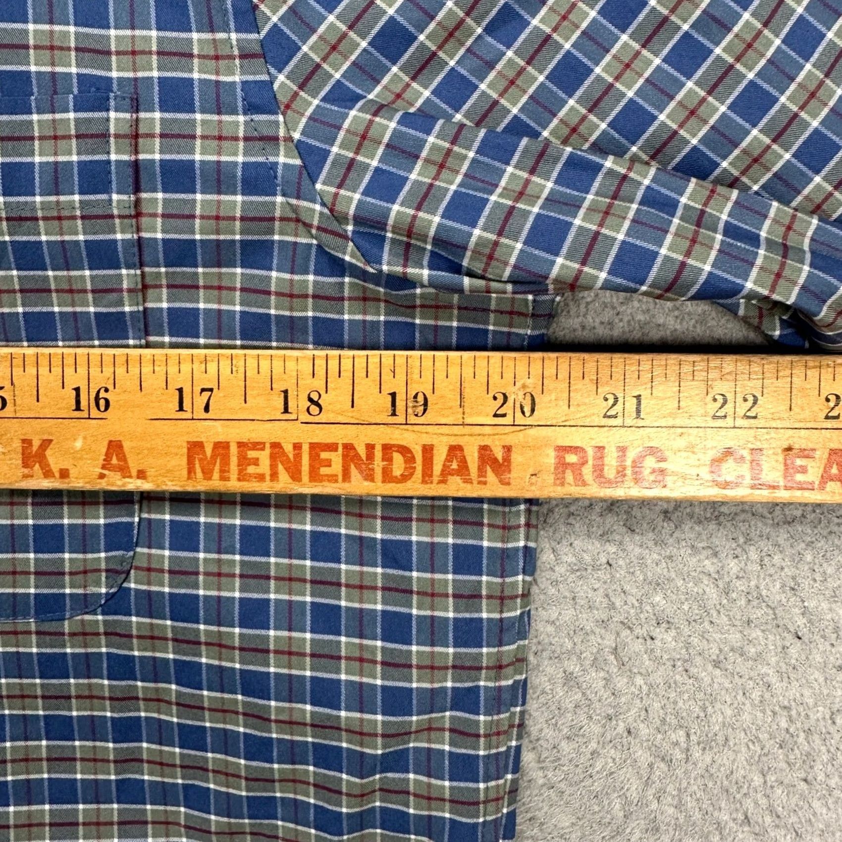 Vineyard Vines Vineyard Vines Men Button Down Shirt Small Blue Green Plaid Performance Size US S / EU 44-46 / 1 - 7 Thumbnail