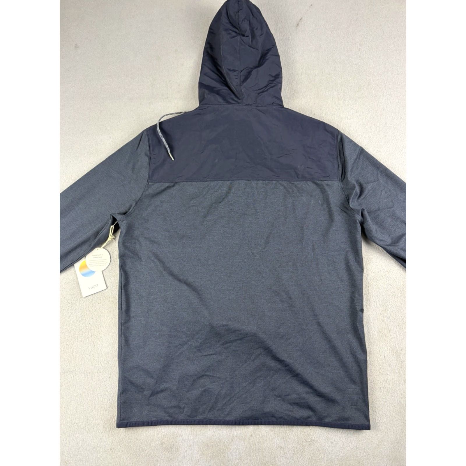Vuori Vuori Jacket Men’s Size S Full Zip Blue Logo Activewear Hoodie Size US S / EU 44-46 / 1 - 4 Thumbnail