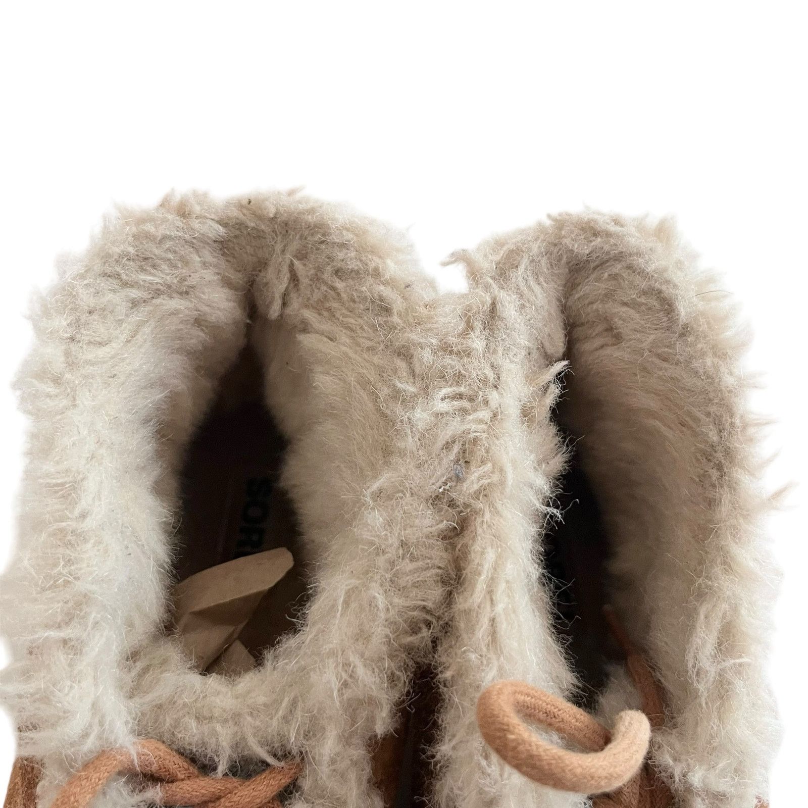 SOREL Sorel Out N About Brown Gray Suede Faux Fur Moccasin Boots Size US 7 / IT 37 - 11 Thumbnail
