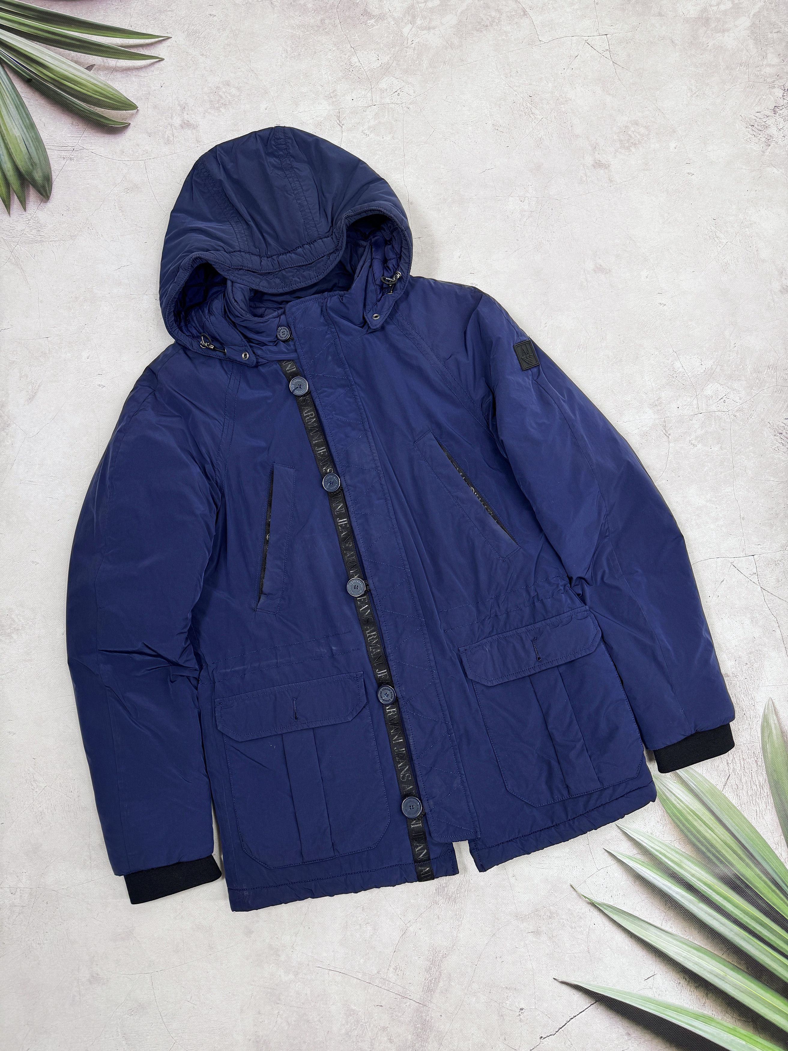 Armani × Emporio Armani × Vintage Y2K Armani Jeans Parka Jacket 