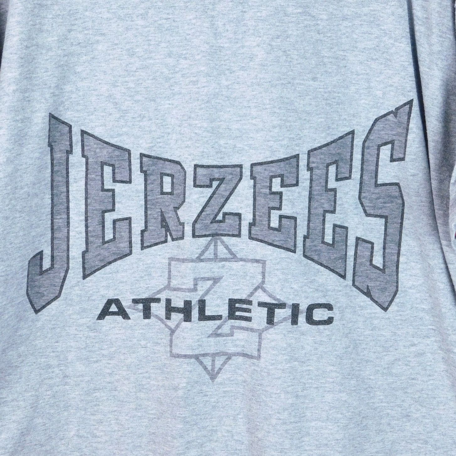 Jerzees 90s Jerzees Athletic Jersey T Shirt Size XL Gray Red Black Size US XL / EU 56 / 4 - 4 Thumbnail