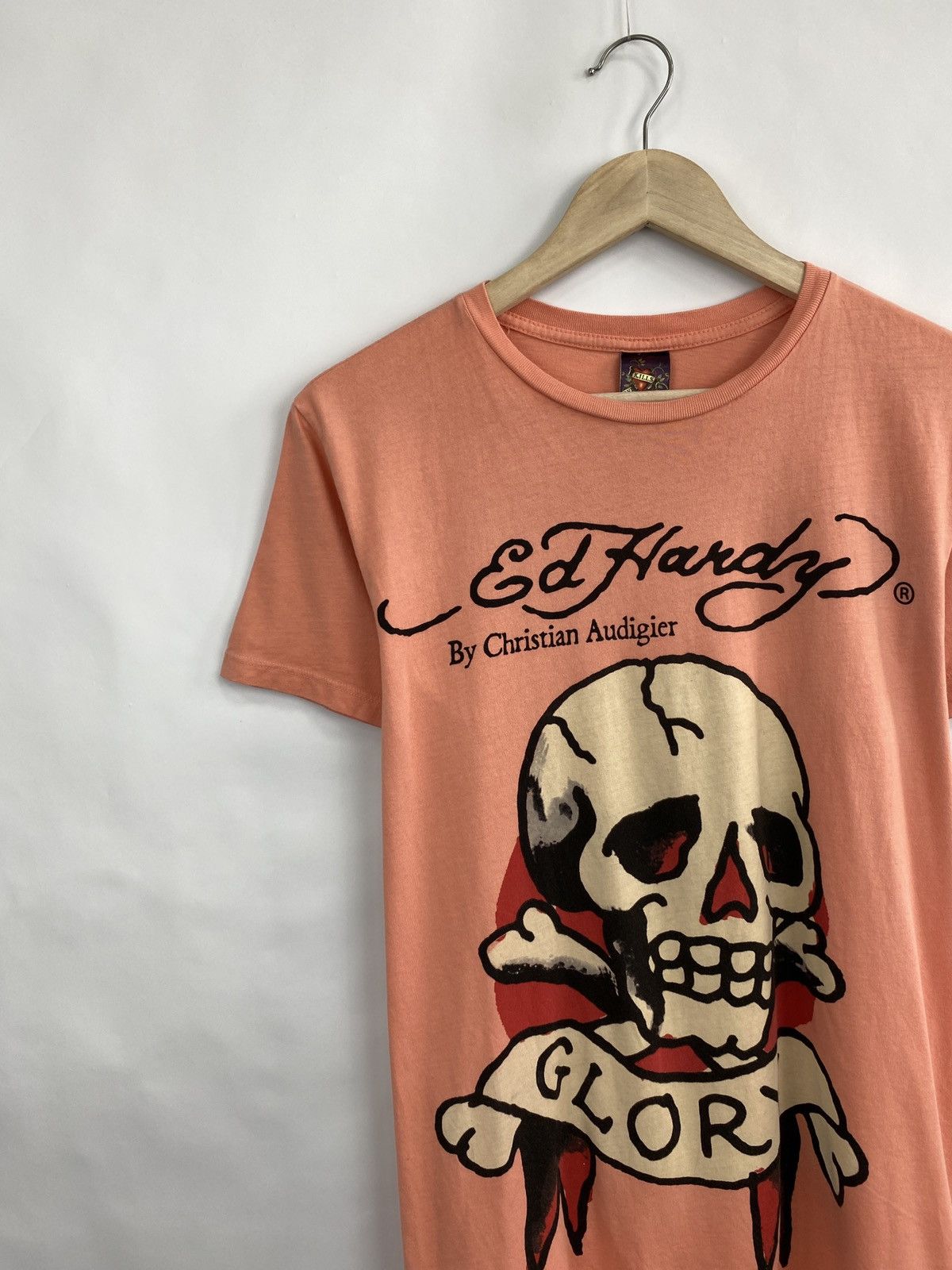 Ed Hardy 🇺🇸💀 Vintage 90s ED Hardy Christian Audigier Skull T-Shirt Y2K Size US M / EU 48-50 / 2 - 2 Thumbnail