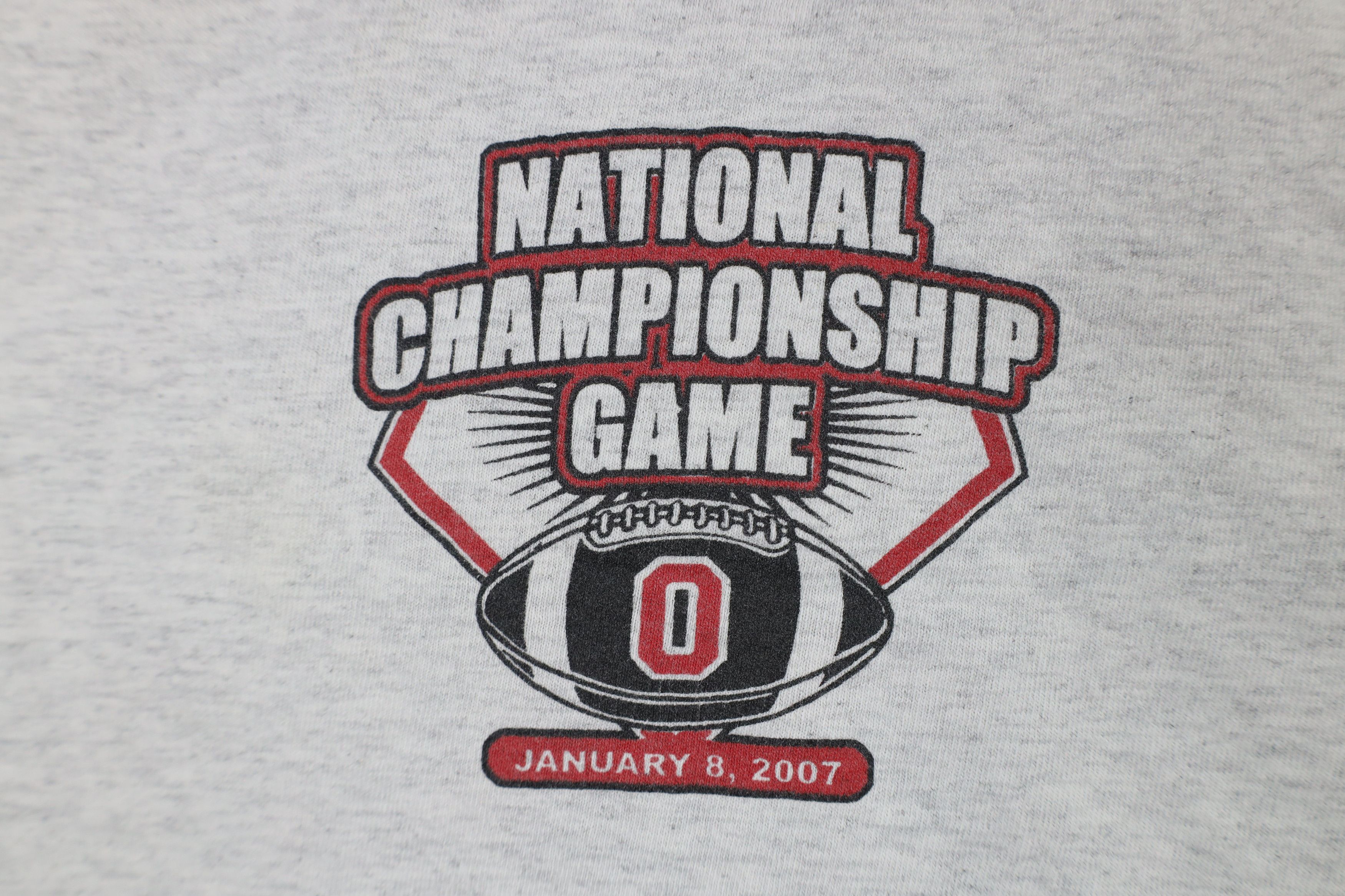 Vintage Vintage Y2K Championship Ohio State Football T-Shirt Gray Size US XL / EU 56 / 4 - 4 Thumbnail