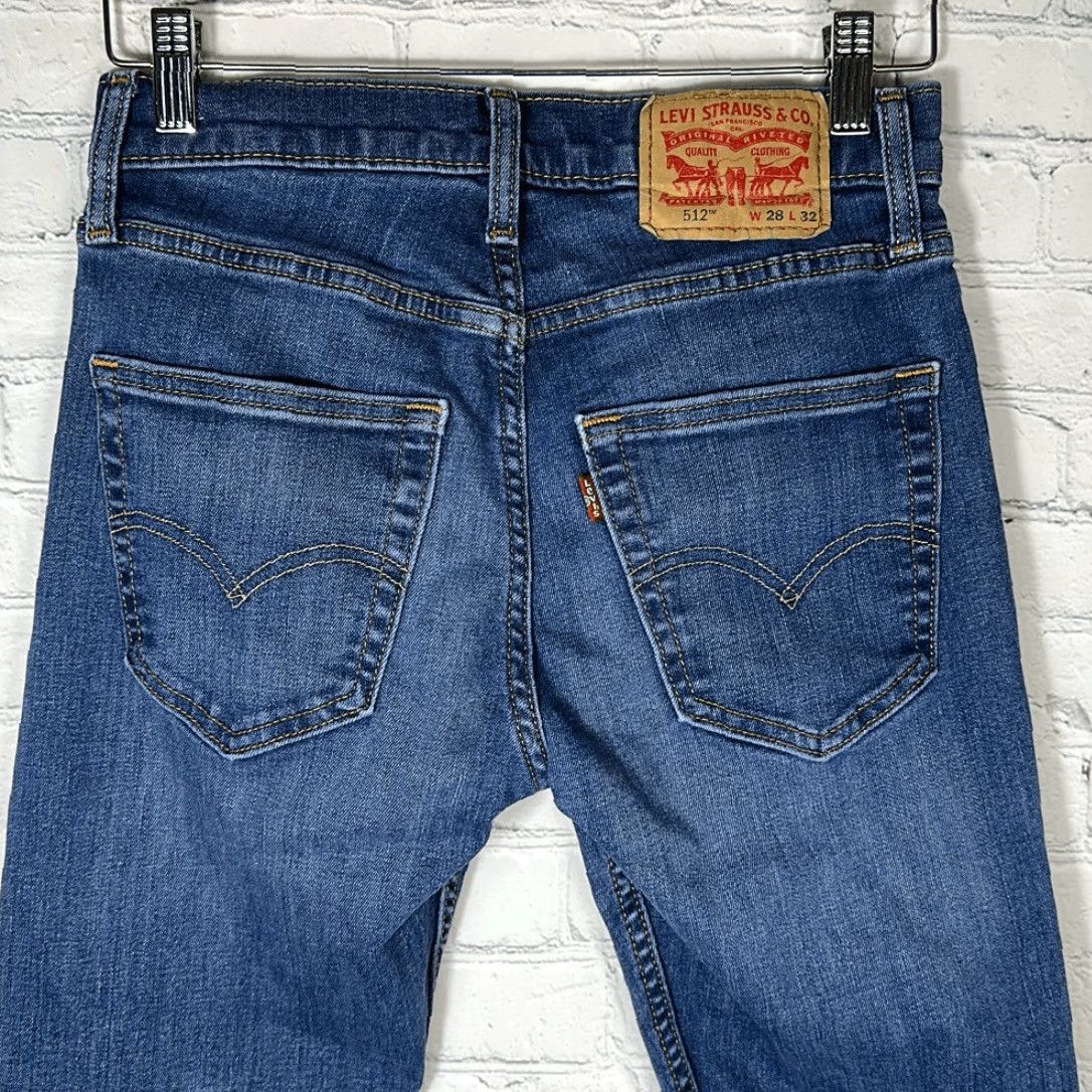 Levi's Levi’s 512 Mens Slim Taper Jeans Denim W28 L32 Size US 31 - 4 Thumbnail