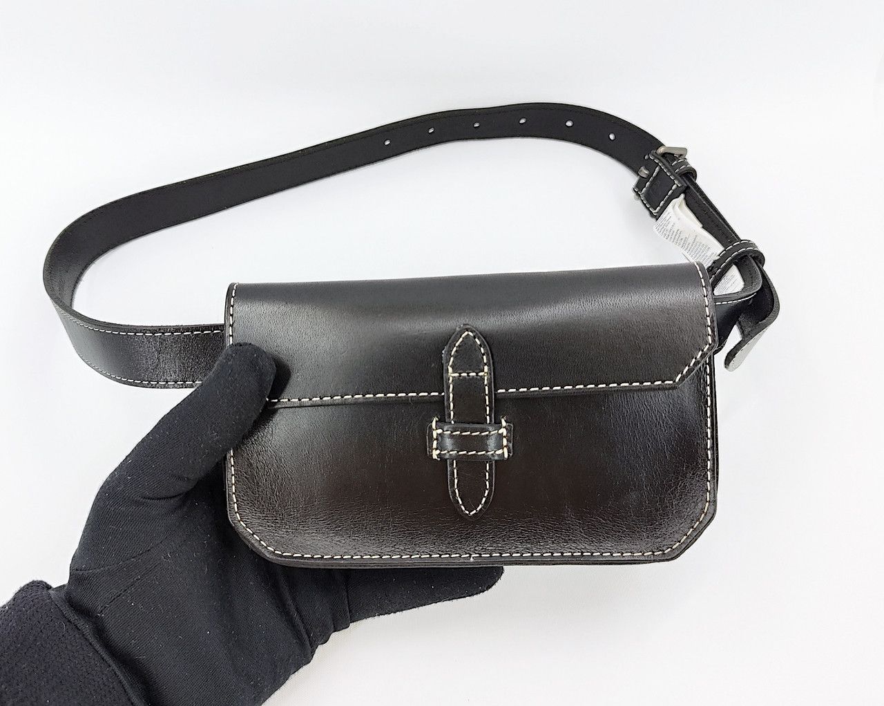 Banana Republic BANANA REPUBLIC full leather small belt bag pouch Size ONE SIZE - 1 Thumbnail