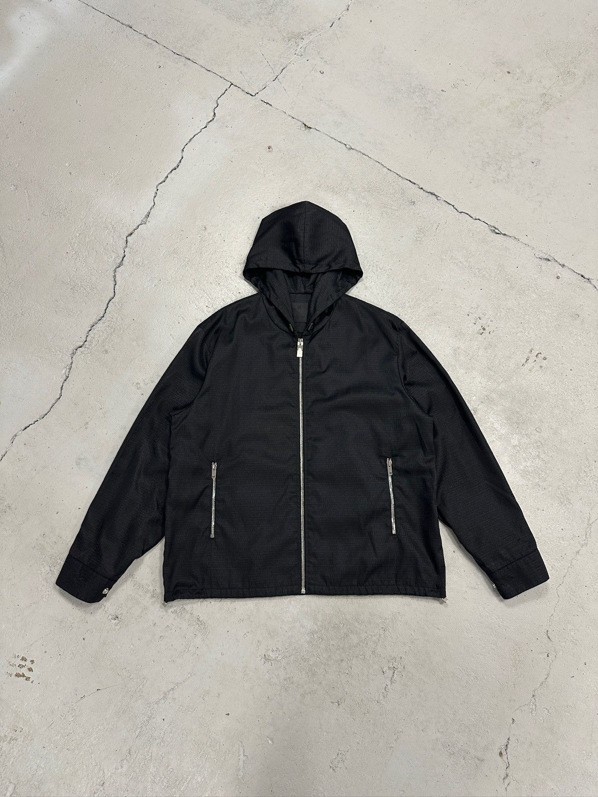 Givenchy Givenchy GG Monogram Windbreaker Jacket Black Size US M / EU 48-50 / 2 - 1 Thumbnail