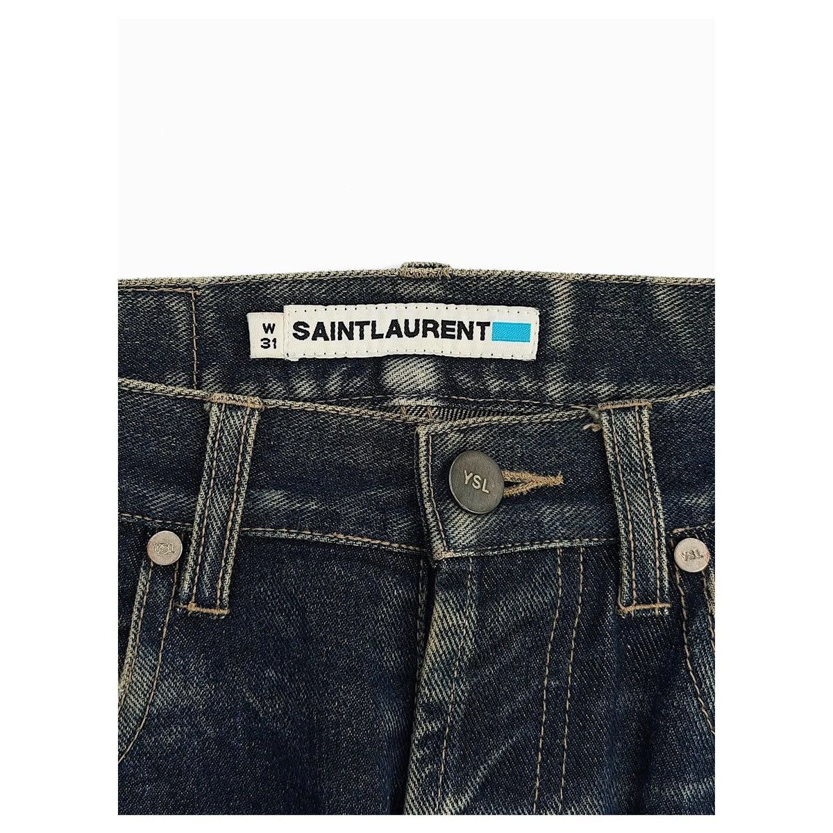 Saint Laurent Paris Saintlaurent Denim Pants Size US 31 - 3 Thumbnail