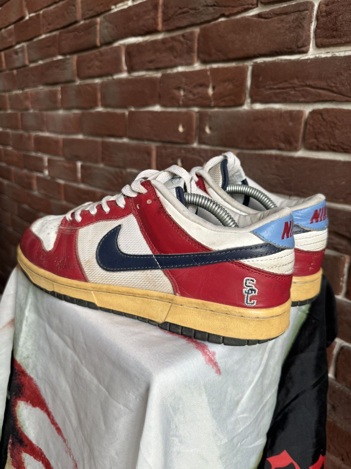 Nike Nike Dunk Low 2004 Vintage Supreme Court Sneakers Hype Rare Size US 9 / EU 42 - 3 Thumbnail