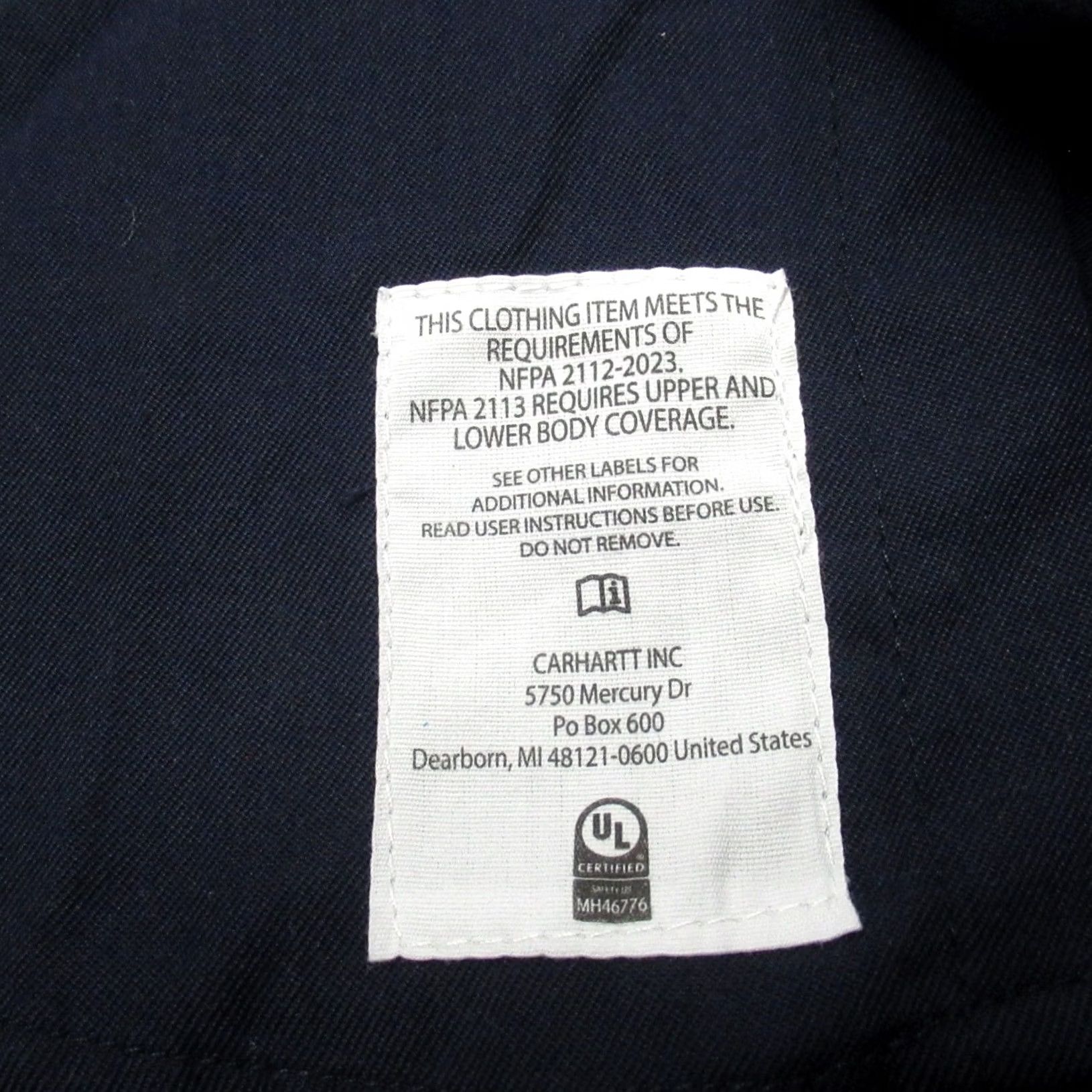 Carhartt VINTAGE Carhartt FR Work Shirt Navy XL Flame Resistant CAT 2 Sherwin Williams LOGO NEW Size US XL / EU 56 / 4 - 2 Thumbnail