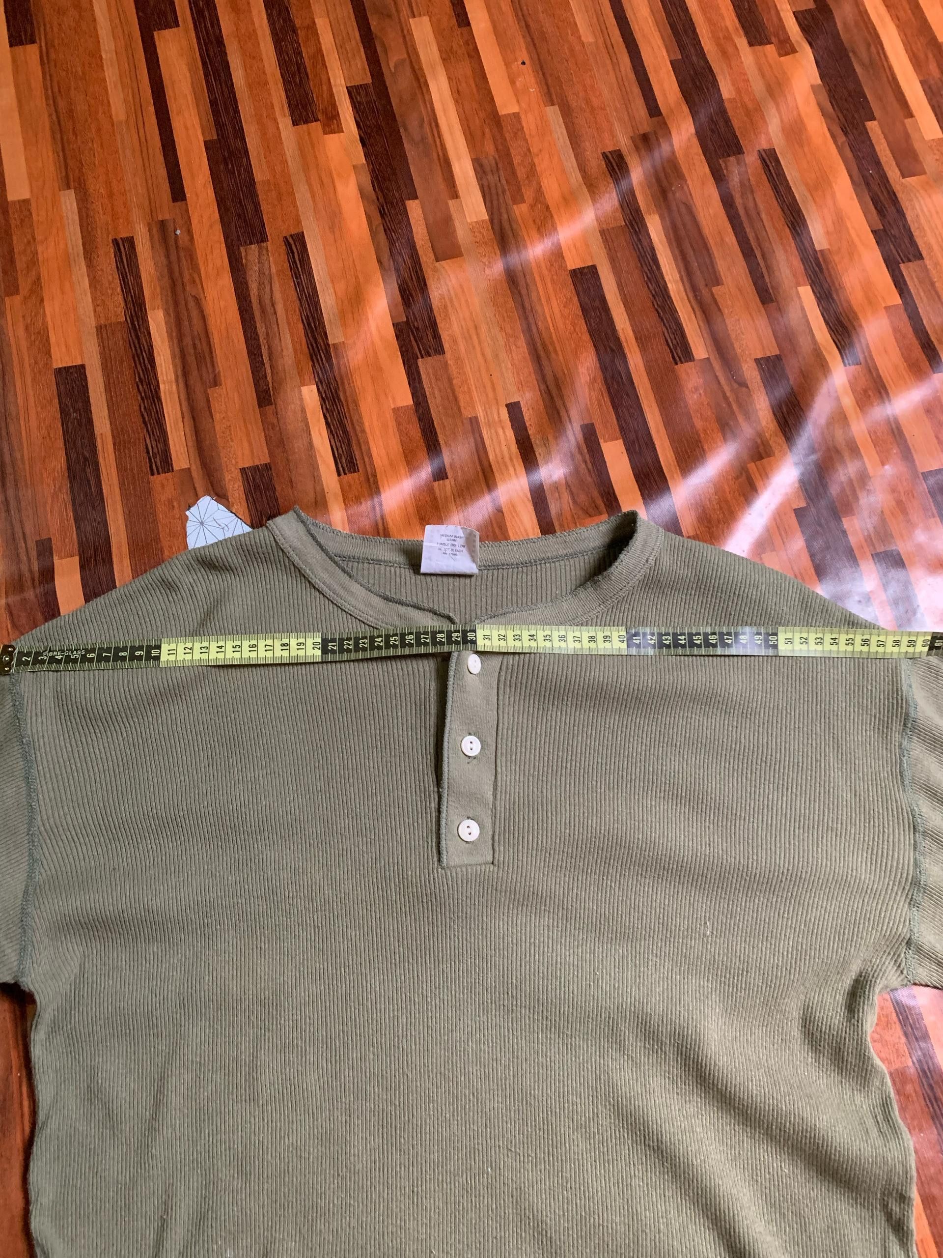 Other Vintage green olive army faded t-shirt Size US L / EU 52-54 / 3 - 8 Thumbnail
