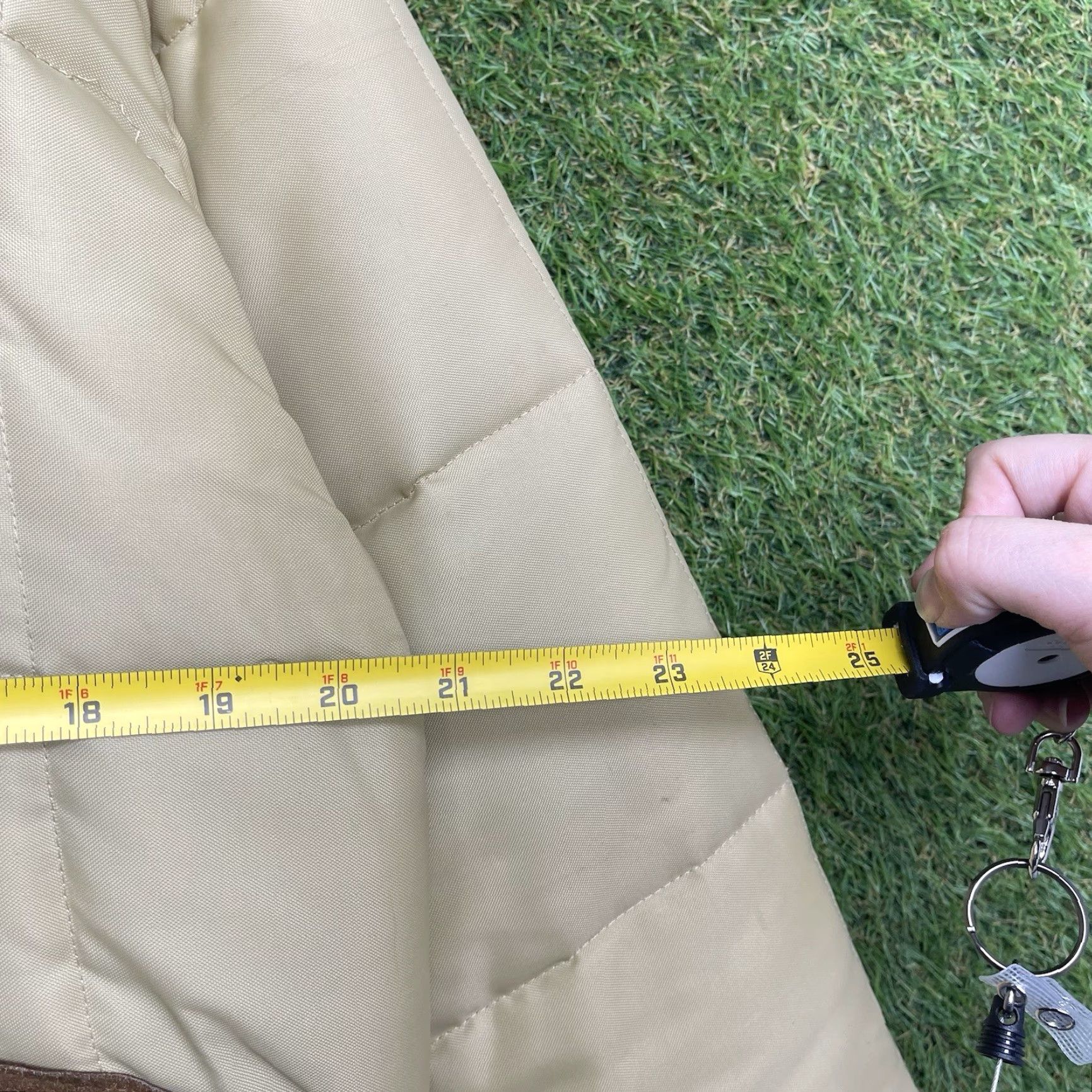 Vintage VINTAGE Scatter Gunner Men's Jacket Medium Outdoor Shooting Coat Zip Up Quilt Cotton Beige 90s Work Hunting Mens Size US M / EU 48-50 / 2 - 7 Thumbnail