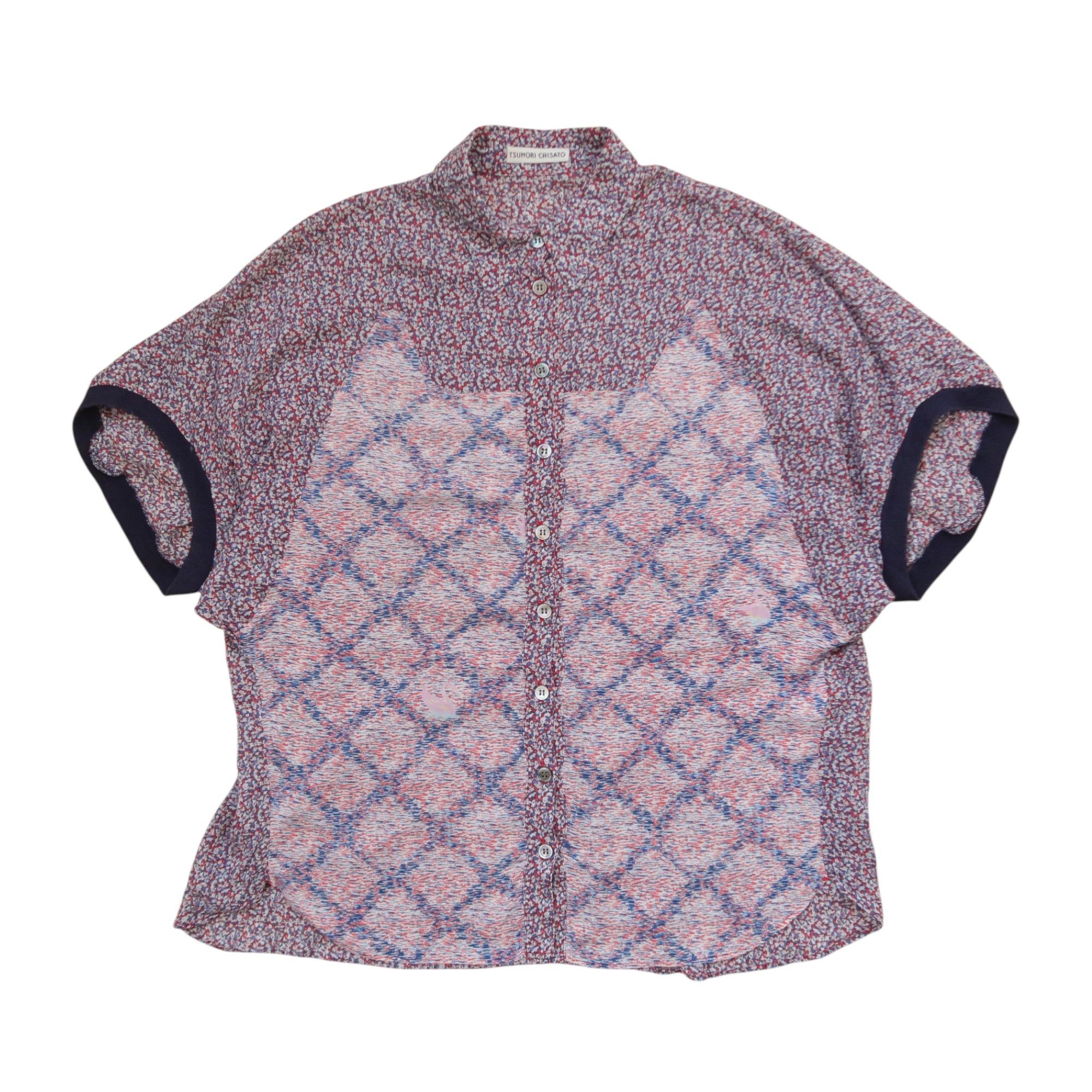 Pre-owned Issey Miyake 1992s  Psychedelic Shirt Flower In Multi