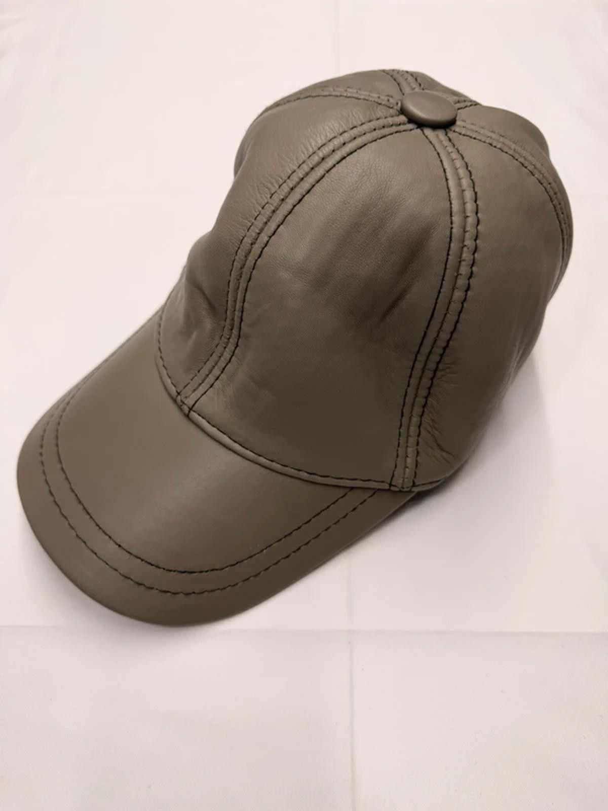 Other NEW Leather Baseball Cap - Premium Hat #024 Size ONE SIZE - 1 Thumbnail