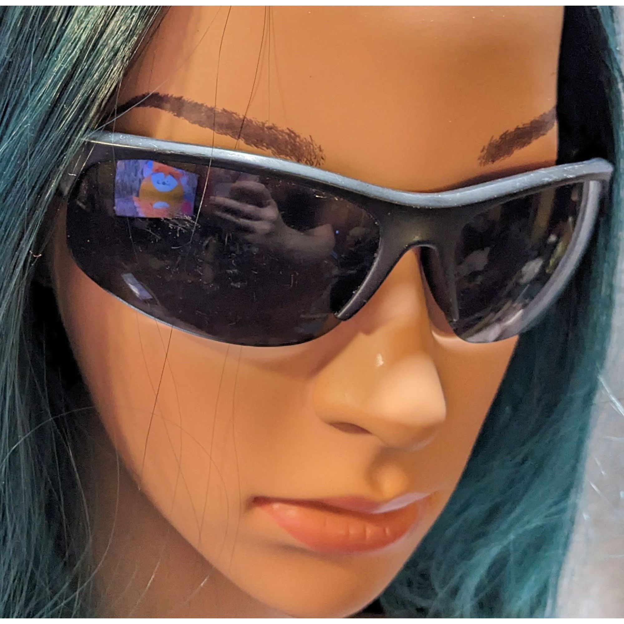 Other Piranha Black And Silver Sporty 90s Style Sunglasses Size ONE SIZE - 9 Thumbnail